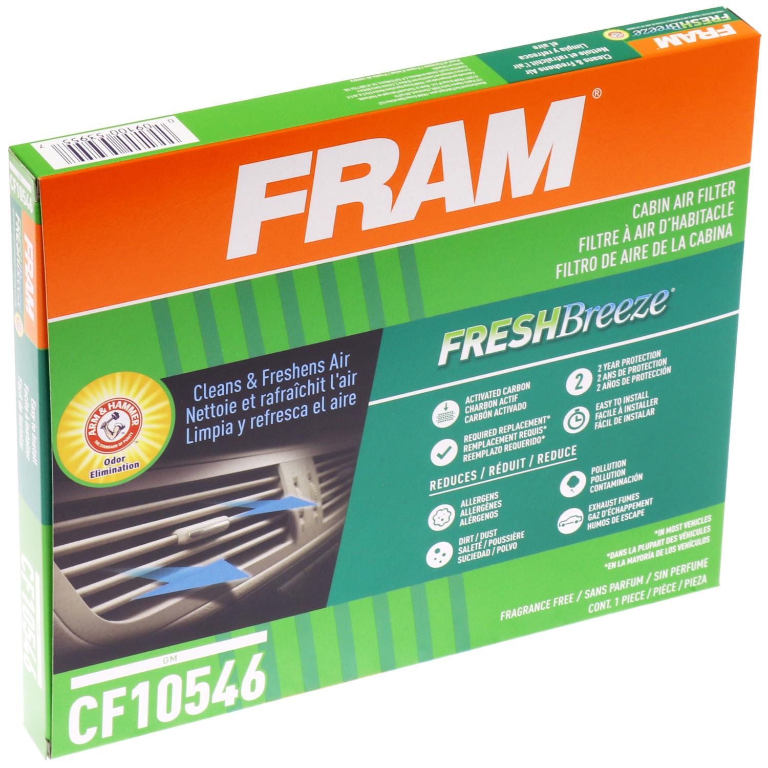 Fram CF10546 Cabin Air Filter product image 6 of 7
