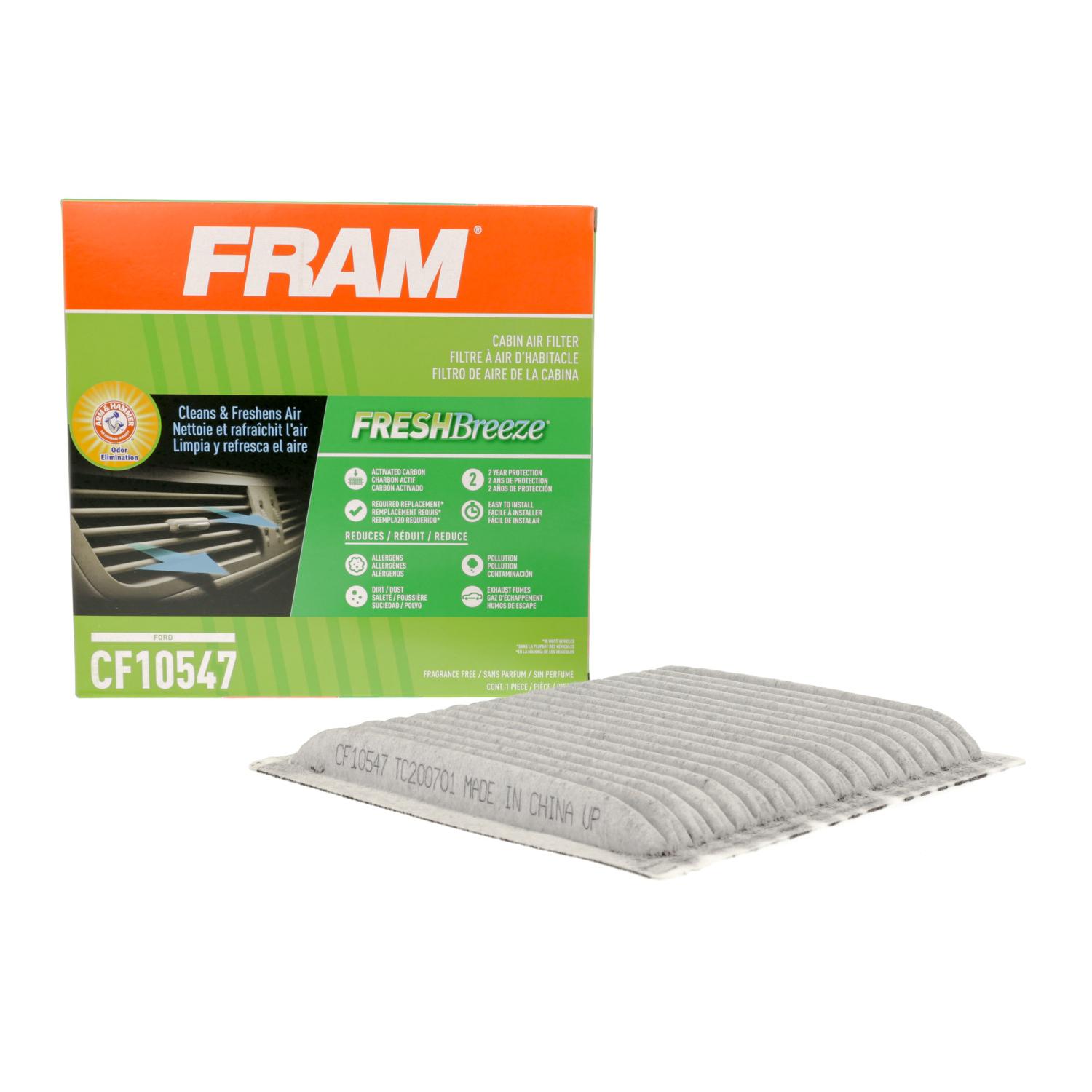 Fram CF10547 - Cabin Air Filter Fram CF10547 Cabin Air Filter product image 2 of 6