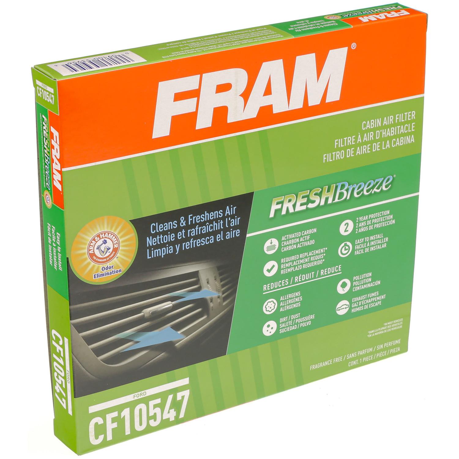 Fram CF10547 - Cabin Air Filter Fram CF10547 Cabin Air Filter product image 6 of 6