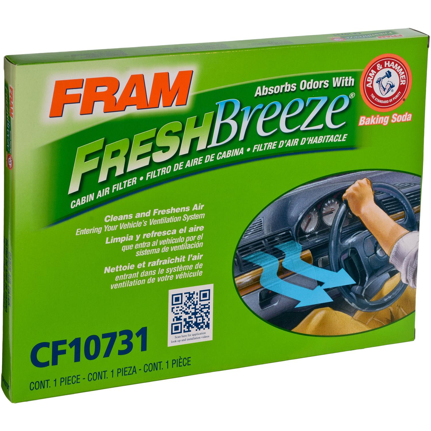 Fram CF10731 Cabin Air Filter product image 2 of 7
