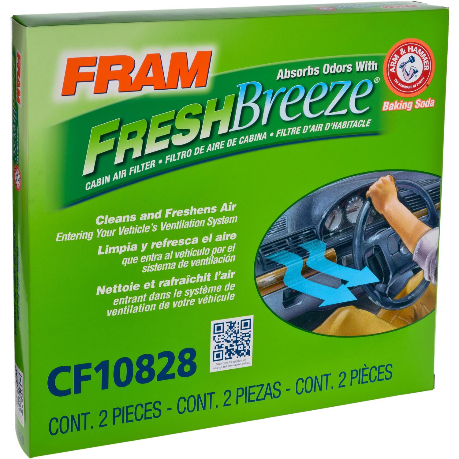 Fram CF10828 Cabin Air Filter product image 2 of 6