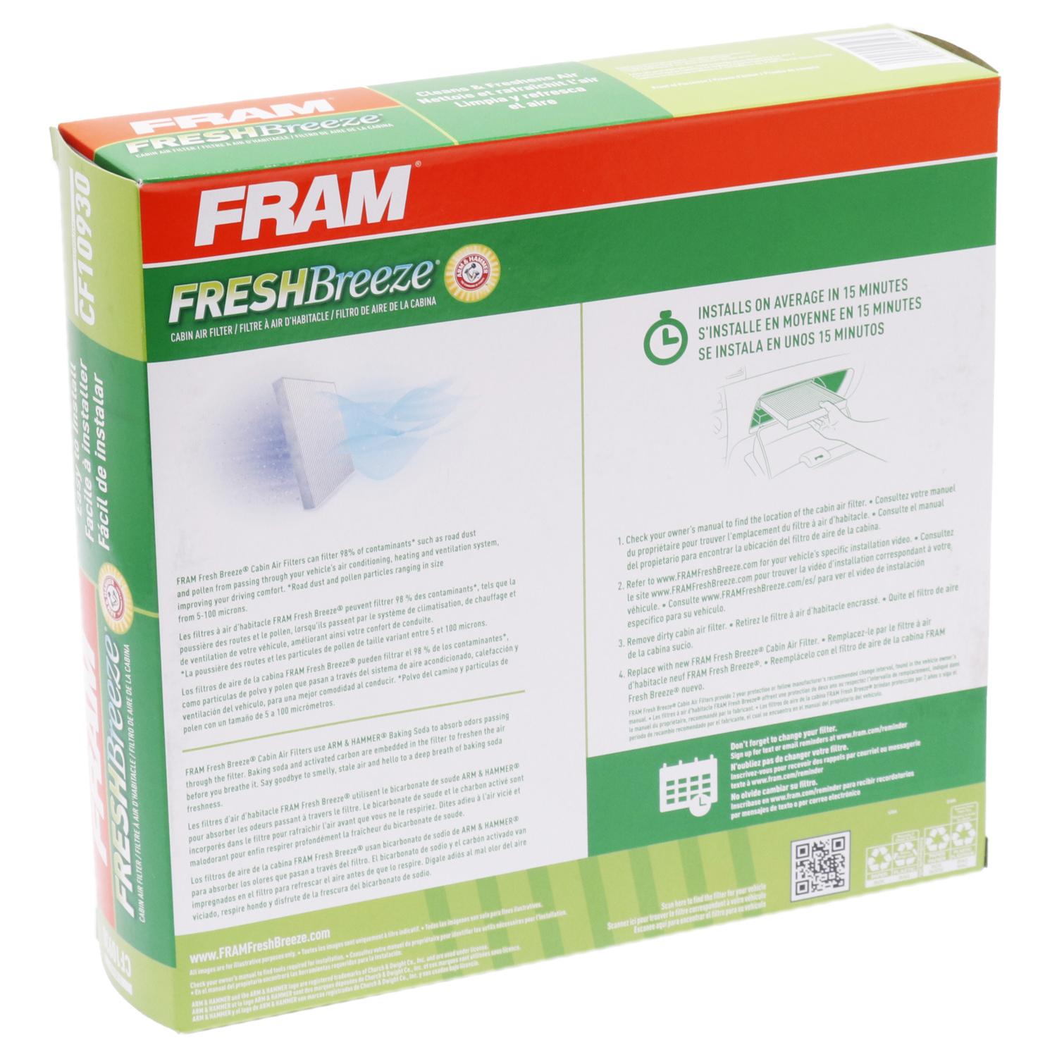 Fram CF10930 - Cabin Air Filter Fram CF10930 Cabin Air Filter product image 5 of 6
