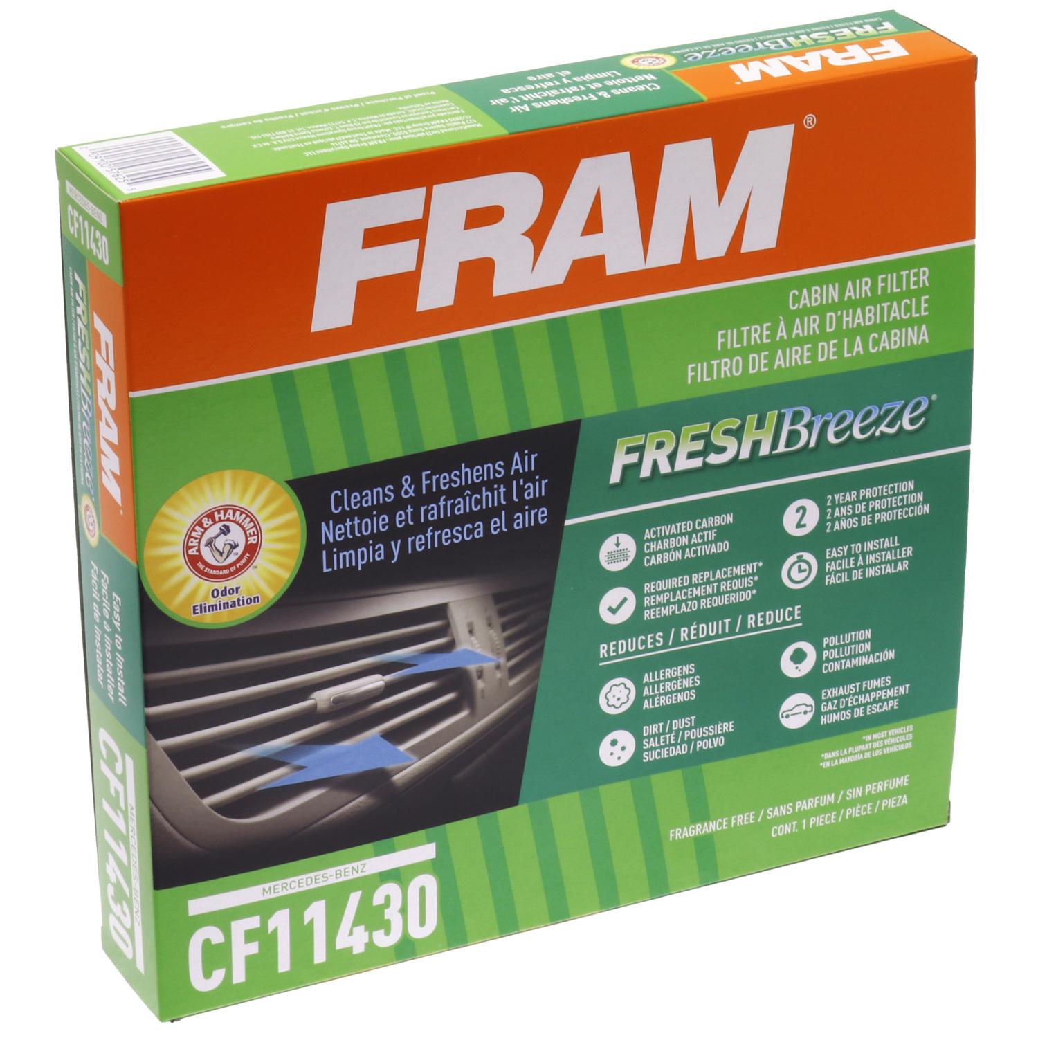 Fram CF11430 Cabin Air Filter product image 3 of 6