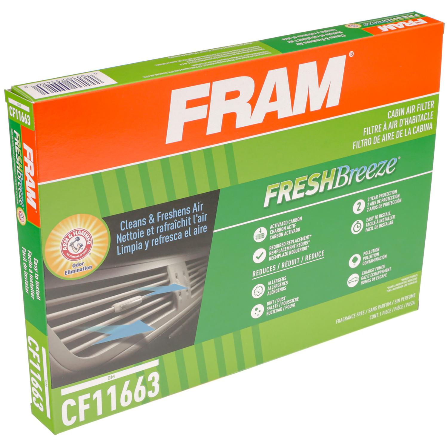 Fram CF11663 Cabin Air Filter product image 6 of 6