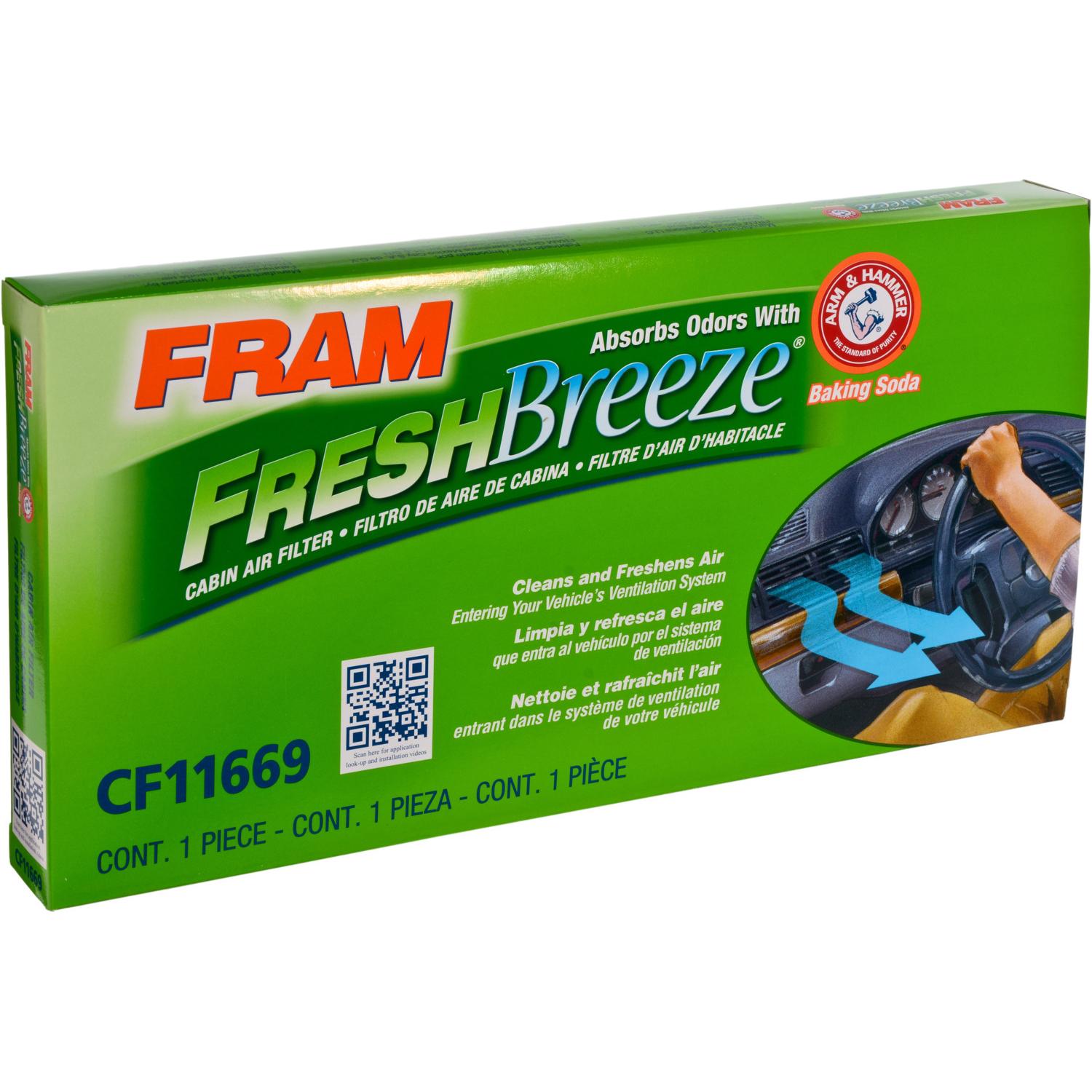 Fram CF11669 Cabin Air Filter product image 2 of 7
