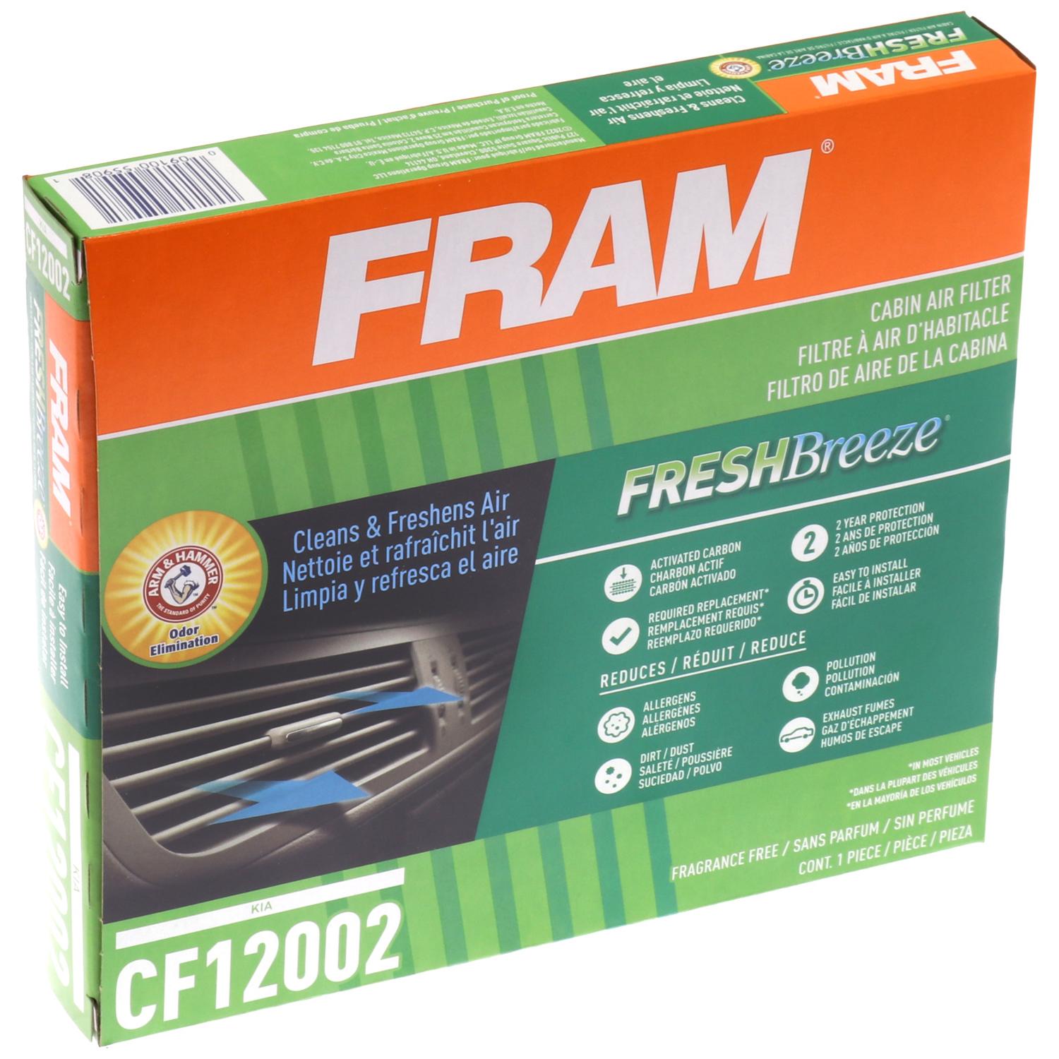 Fram CF12002 Cabin Air Filter product image 4 of 7