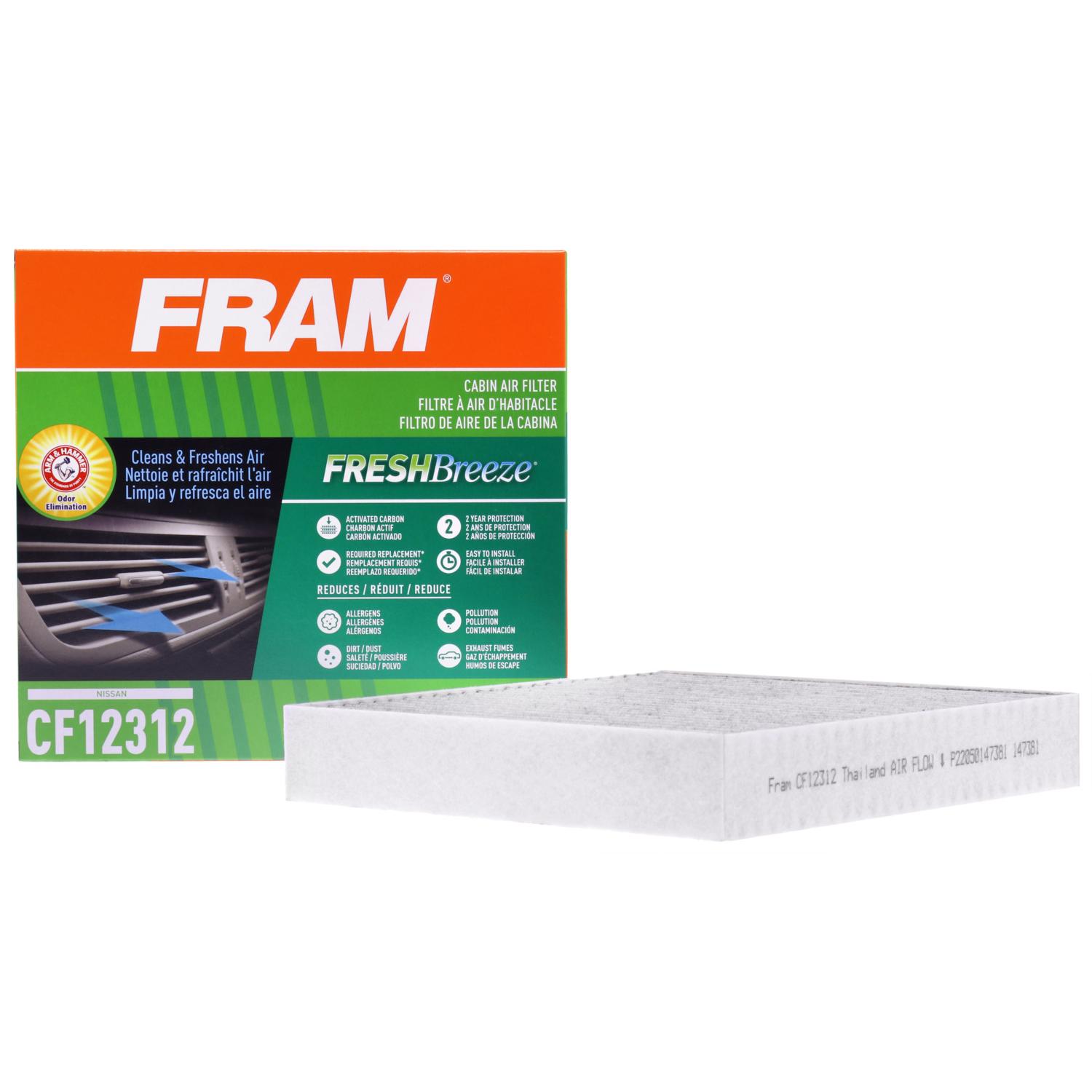 Fram CF12312 Cabin Air Filter product image 5 of 6