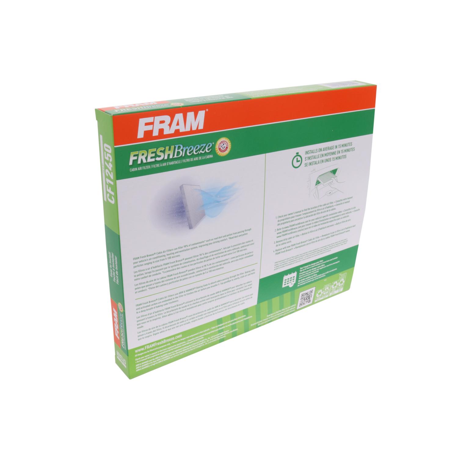 Fram CF12450 Cabin Air Filter product image 4 of 5