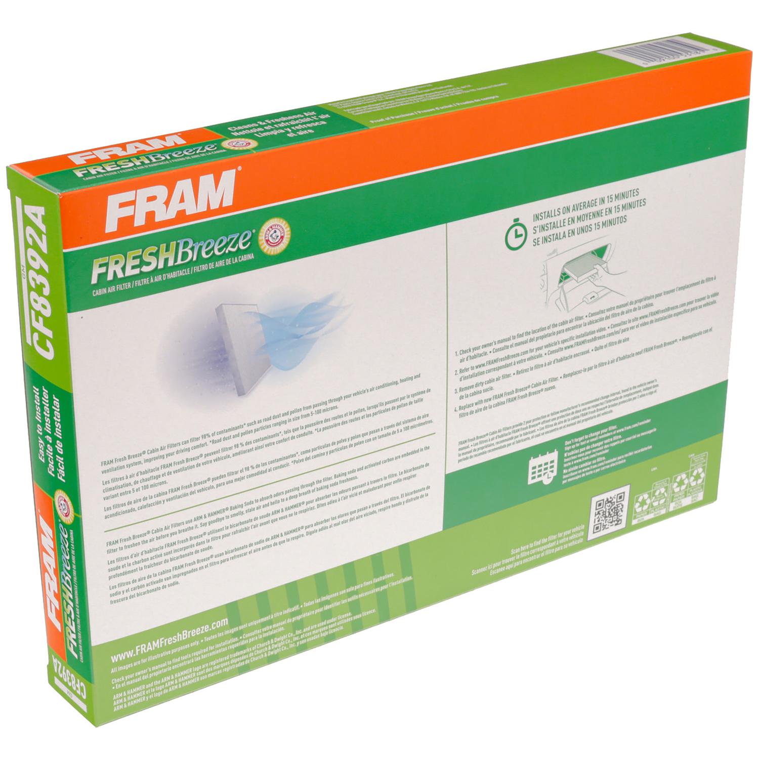 Fram CF8392A Cabin Air Filter product image 5 of 6