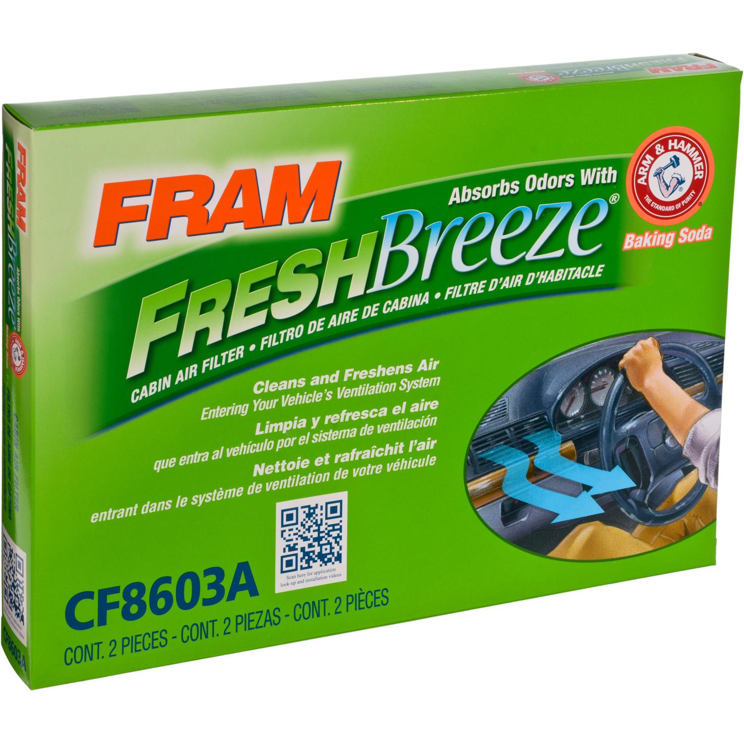 Fram CF8603A Cabin Air Filter product image 2 of 7