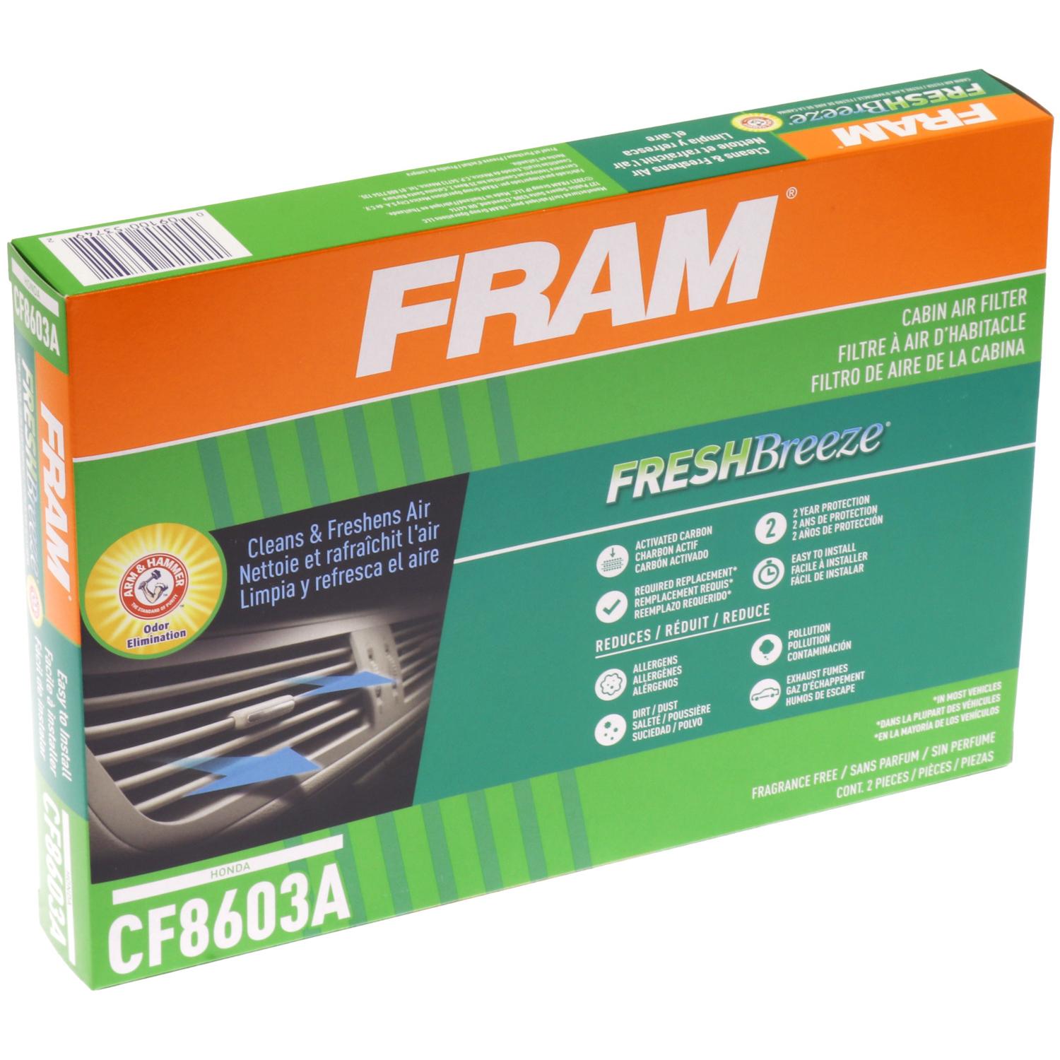 Fram CF8603A Cabin Air Filter product image 6 of 7