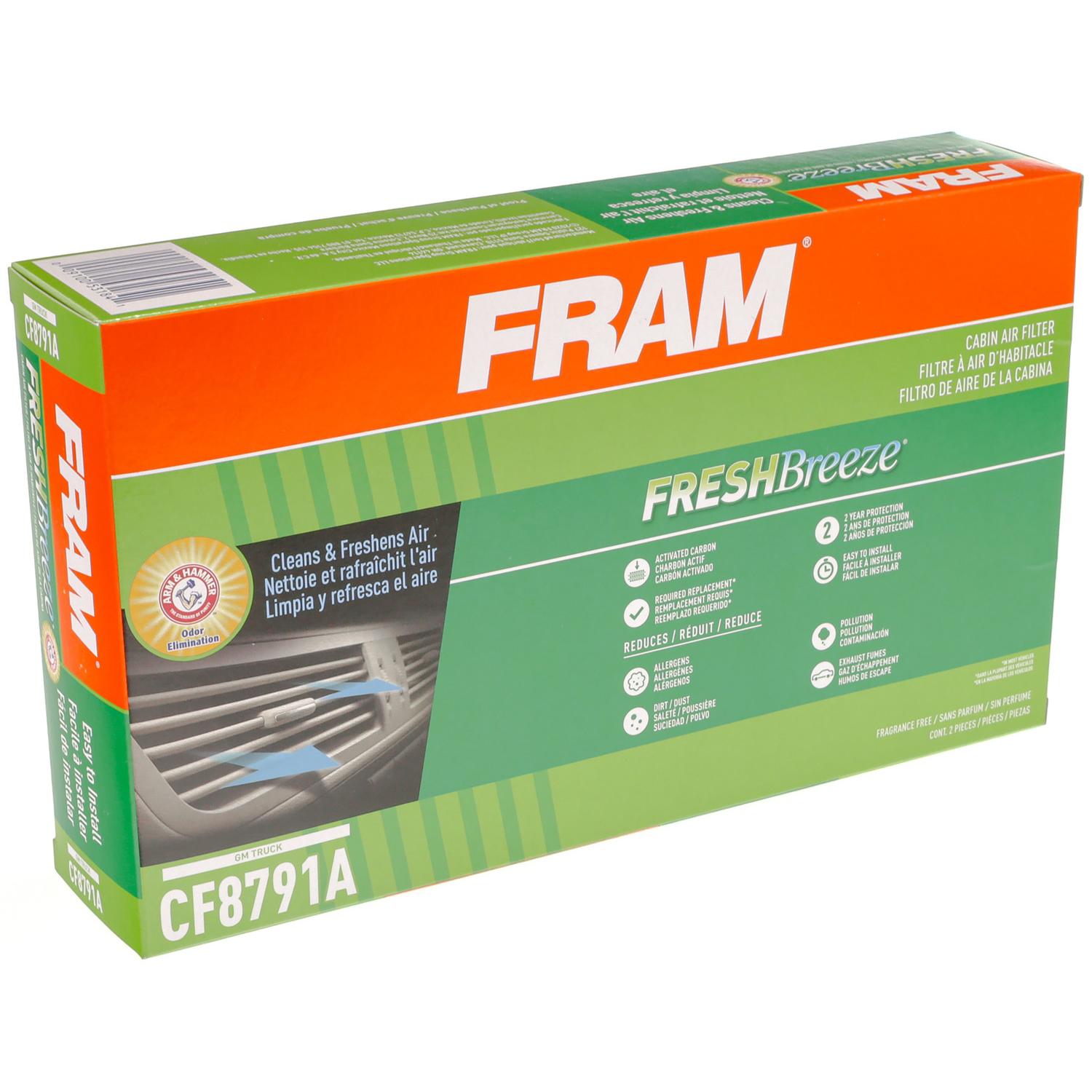 Fram CF8791A Cabin Air Filter product image 6 of 6