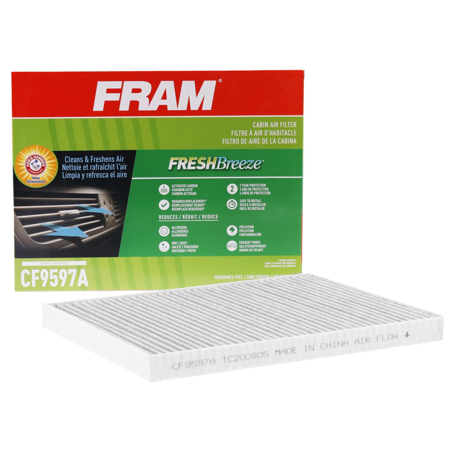 Fram CF9597A Cabin Air Filter product image 1 of 6