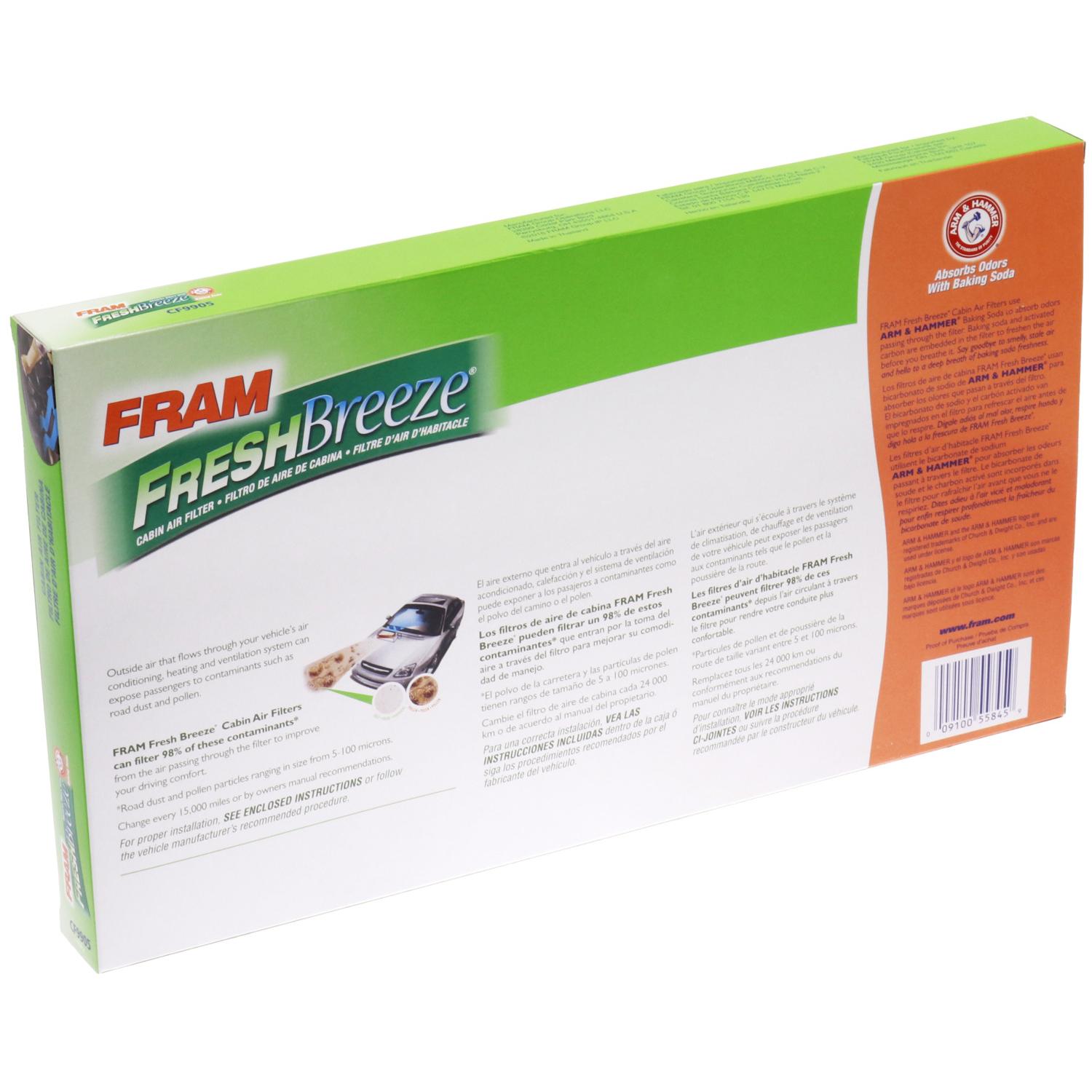 Fram CF9905 - Cabin Air Filter Fram CF9905 Cabin Air Filter product image 4 of 6