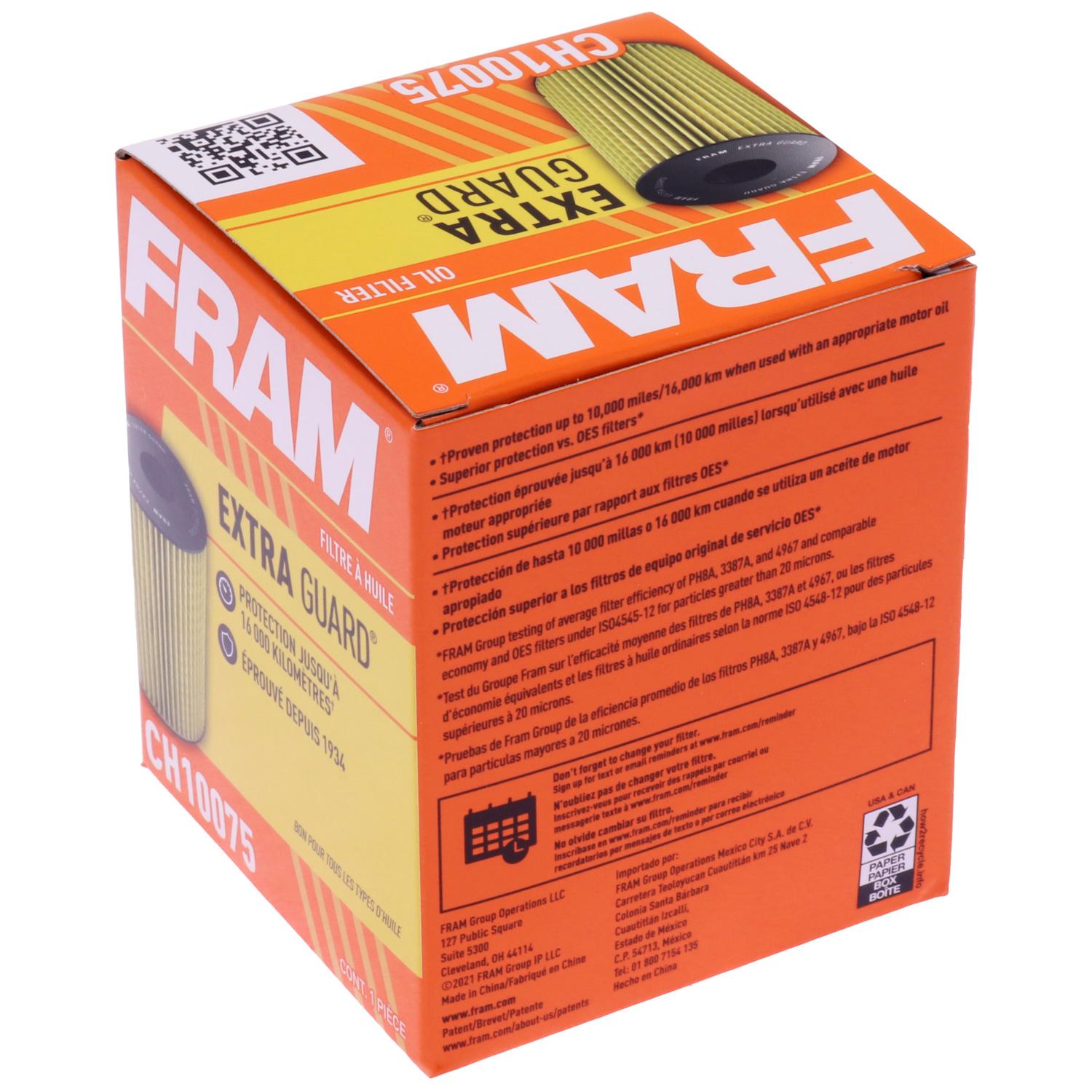 Fram CH10075 Engine Oil Filter product image 5 of 7