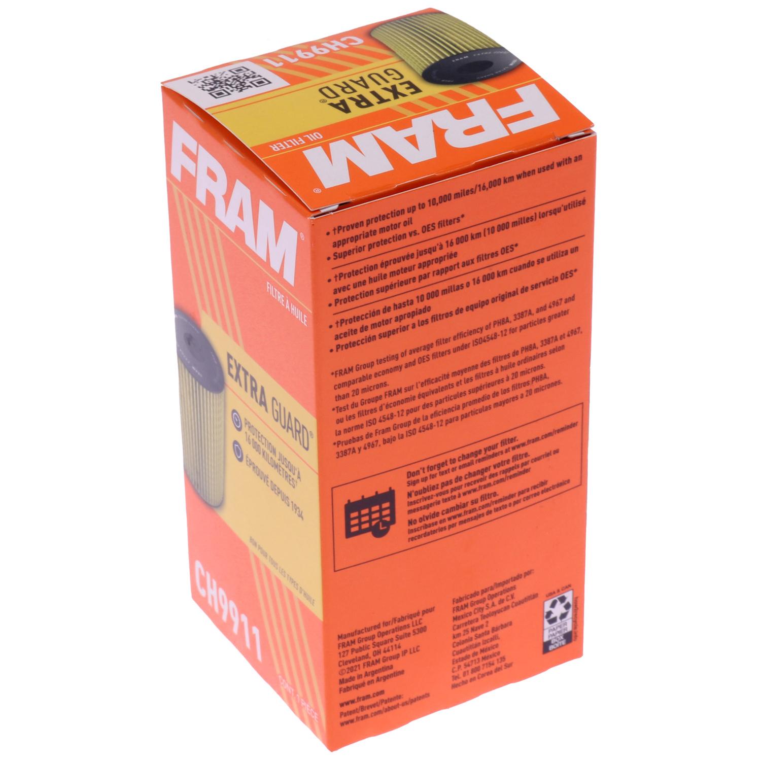 Fram CH9911 Engine Oil Filter product image 4 of 6