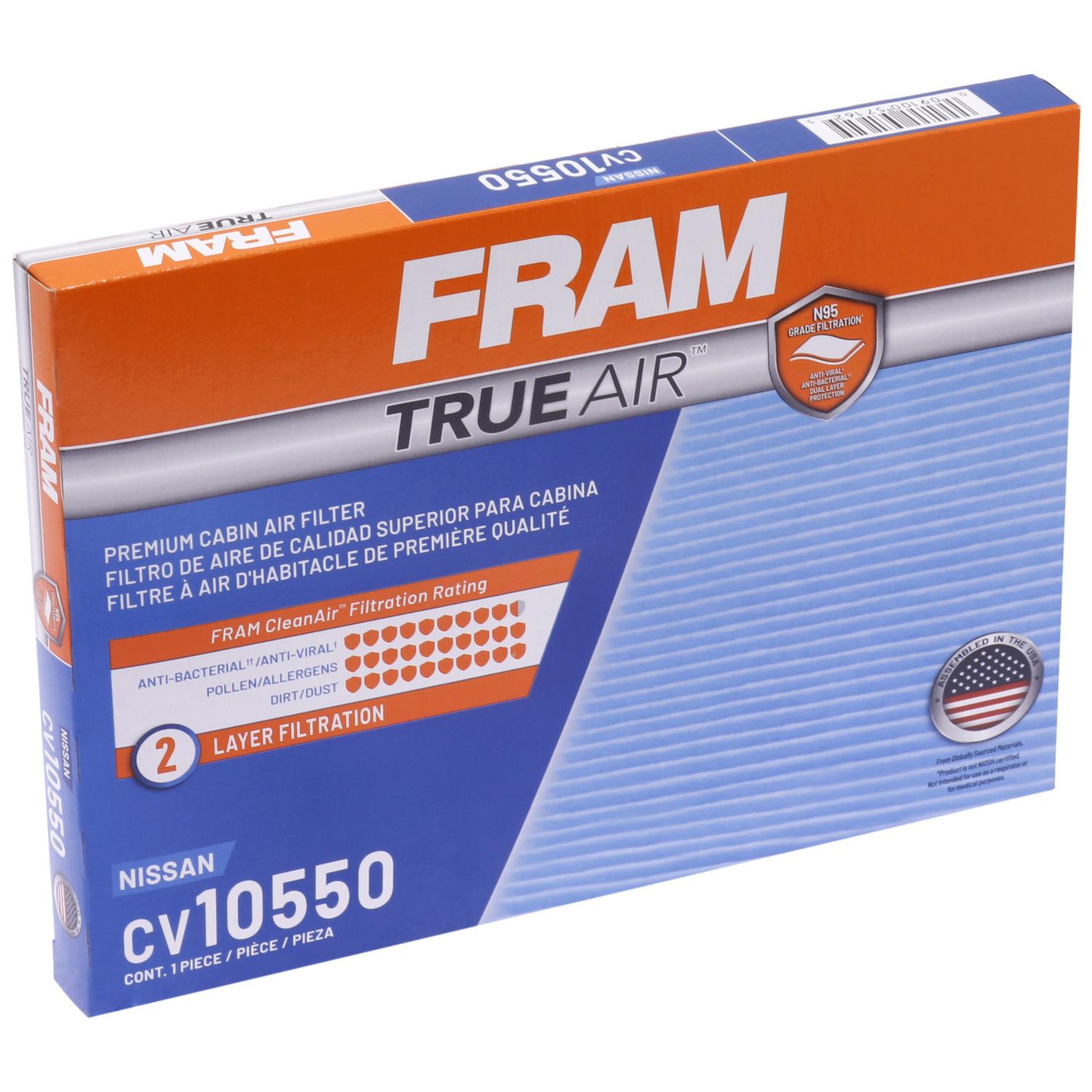 Fram CV10550 Cabin Air Filter product image 3 of 6