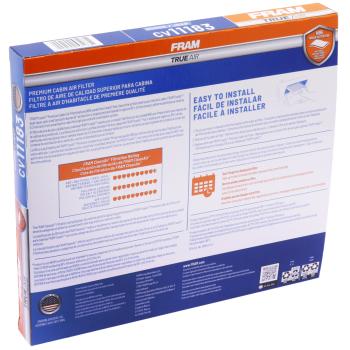 Fram CV11183 Cabin Air Filter product image 1 of 6