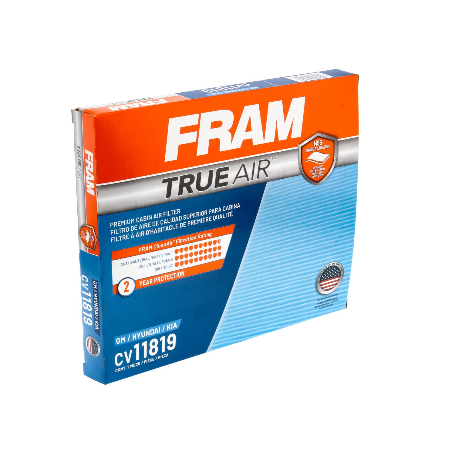Fram CV11819 Cabin Air Filter product image 3 of 6