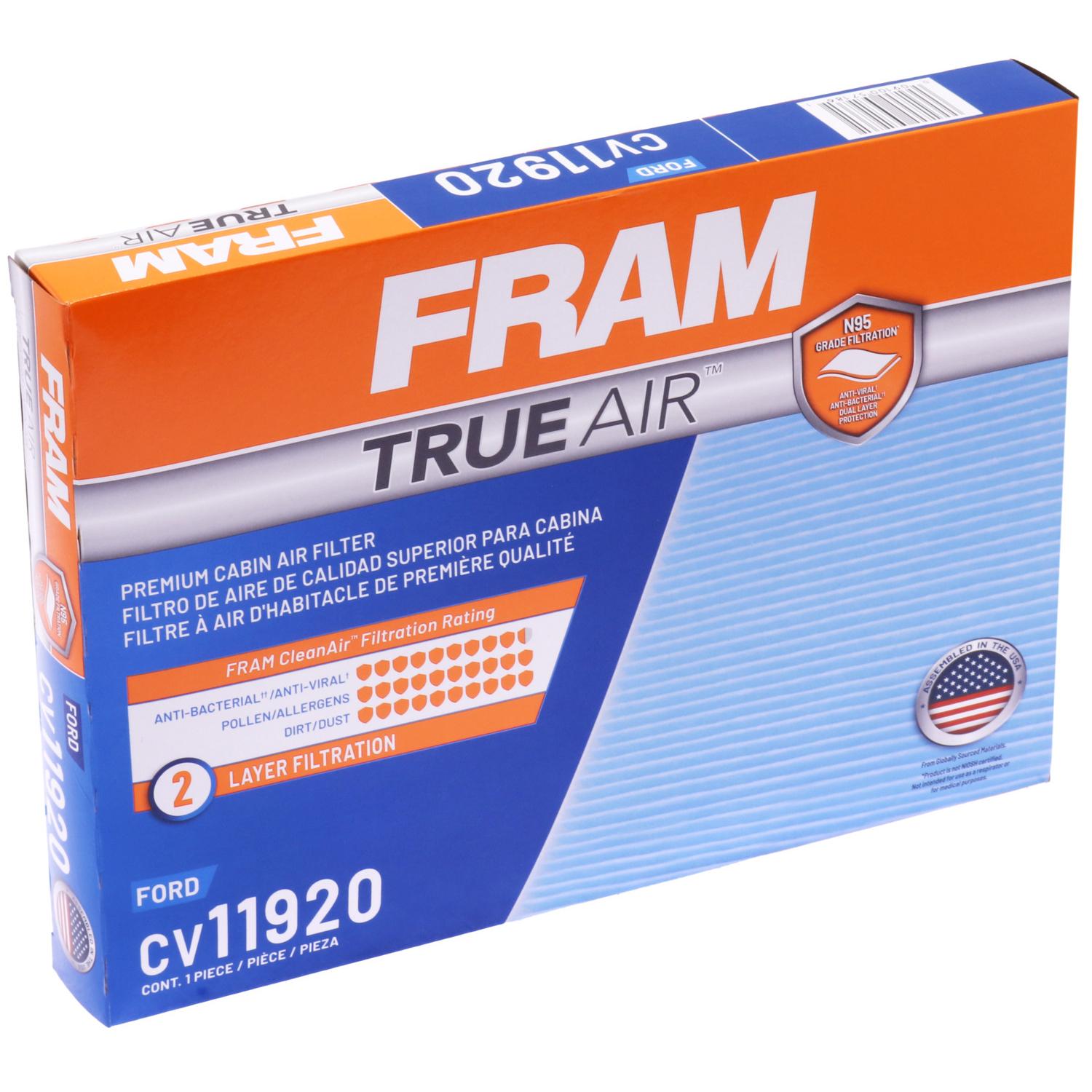 Fram CV11920 - Cabin Air Filter Fram CV11920 Cabin Air Filter product image 3 of 6