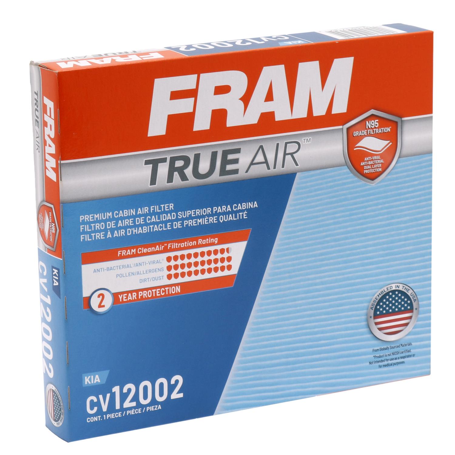Fram CV12002 Cabin Air Filter product image 3 of 6