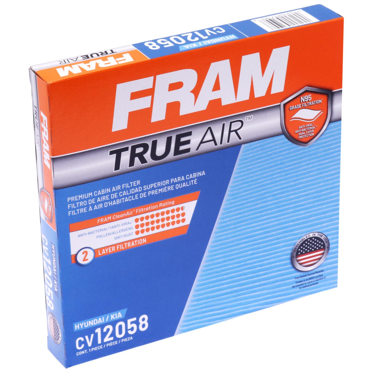 Fram CV12058 Cabin Air Filter product image 3 of 6