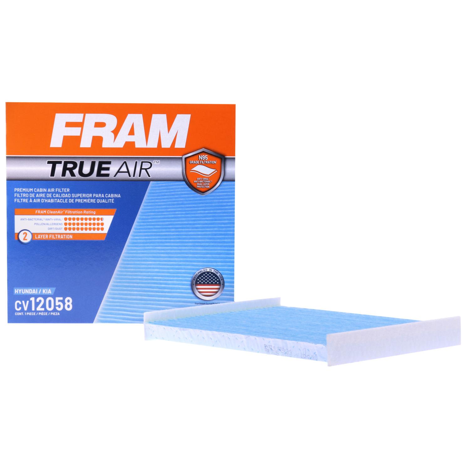 Fram CV12058 Cabin Air Filter product image 5 of 6