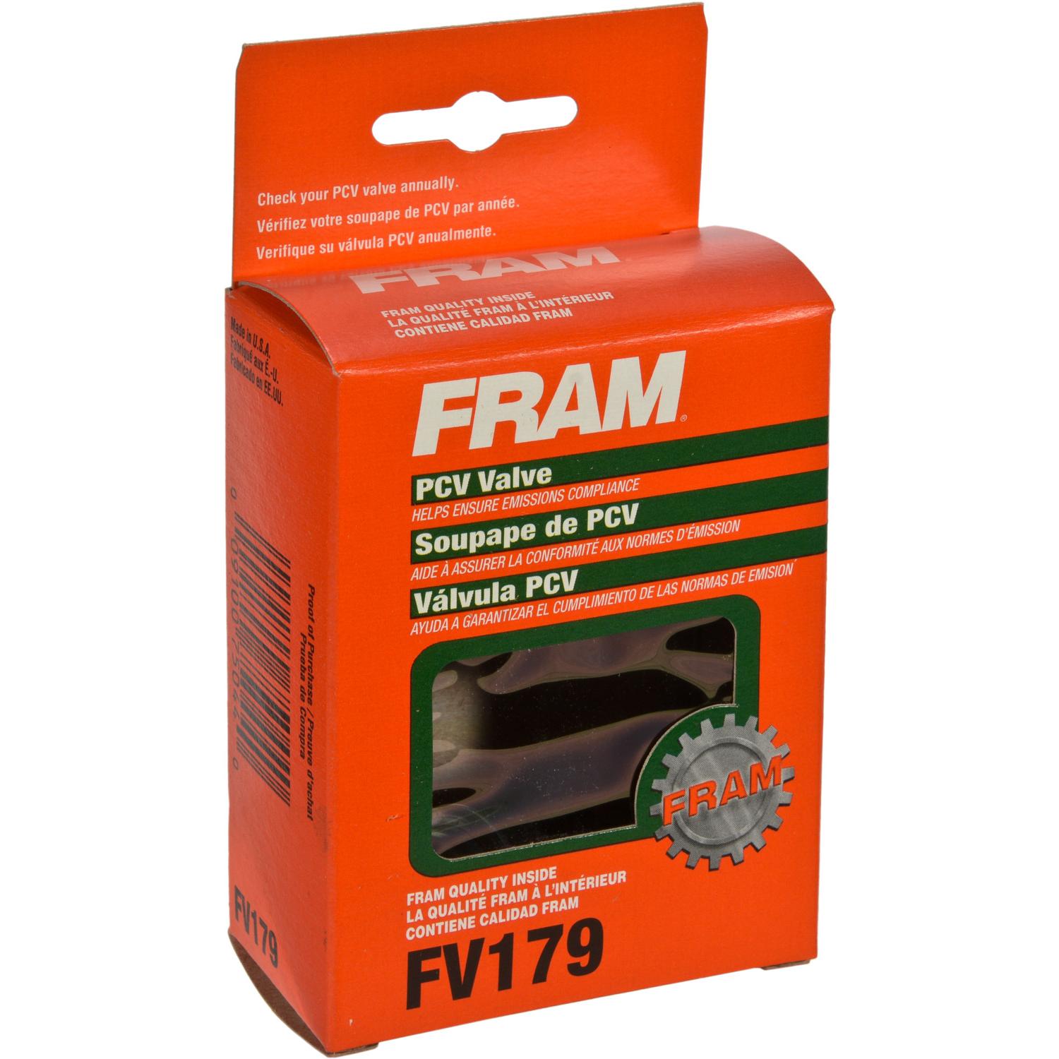 Fram FV179 PCV Valve product image 2 of 3