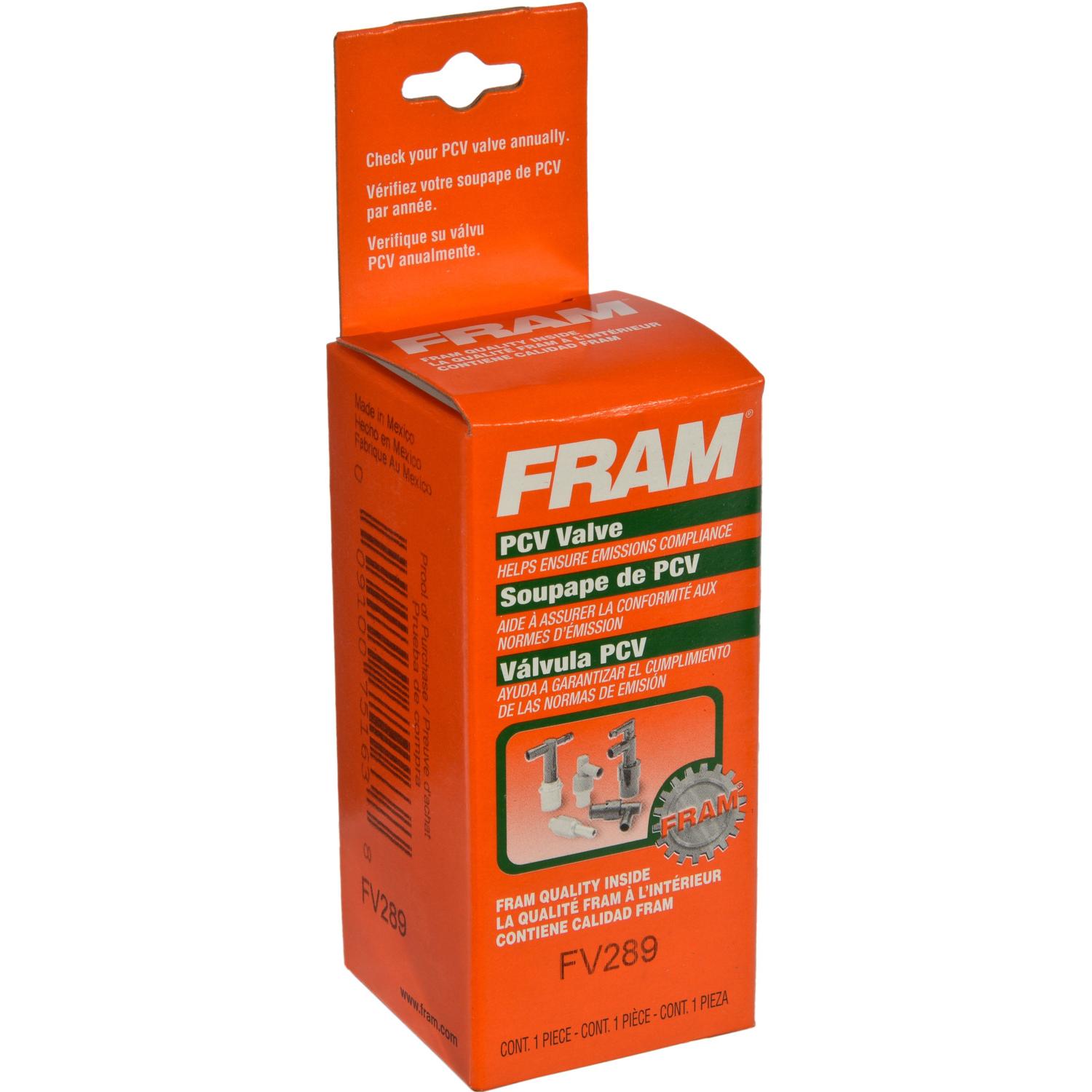 Fram FV289 - PCV Valve Fram FV289 PCV Valve product image 3 of 3