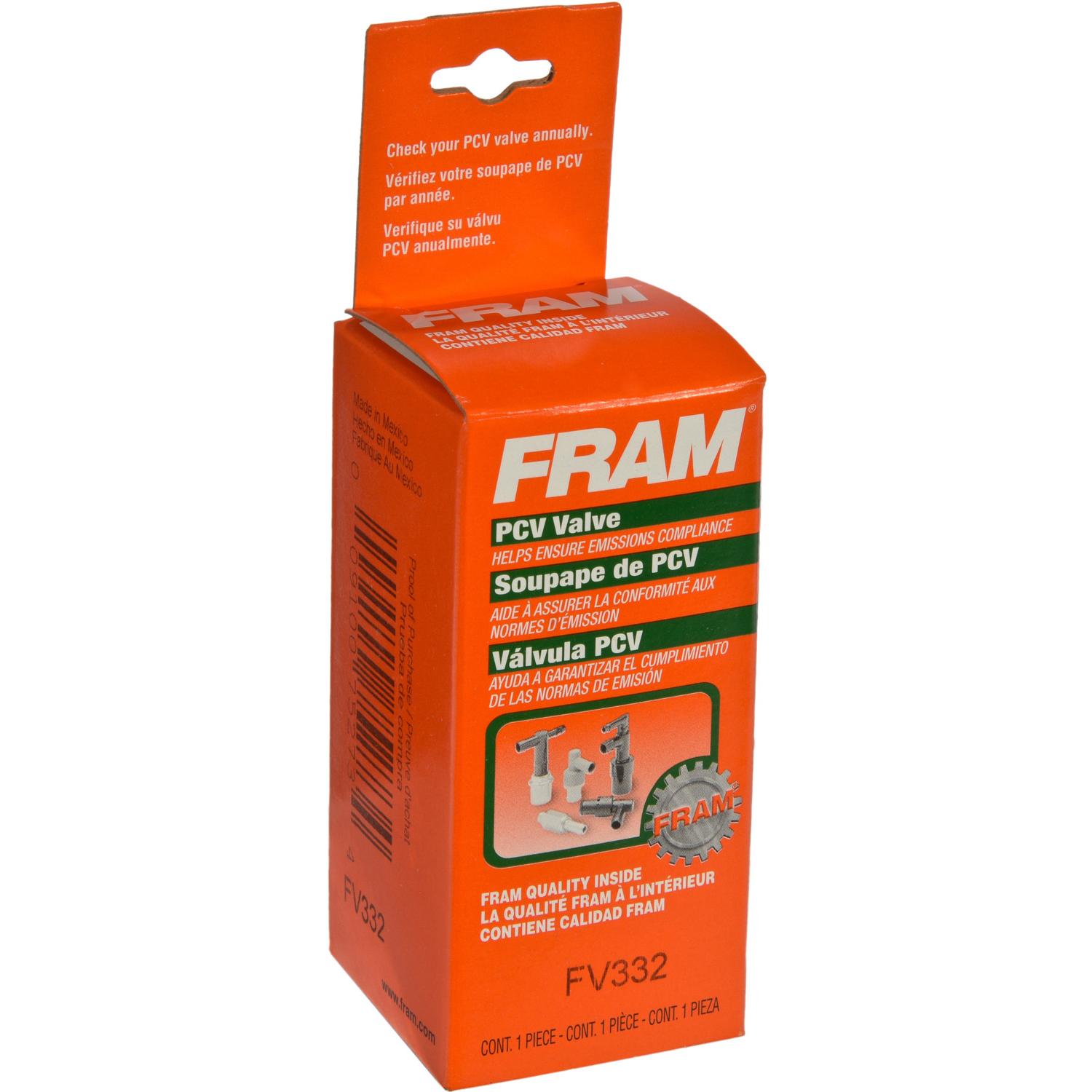 Fram FV332 PCV Valve product image 2 of 3