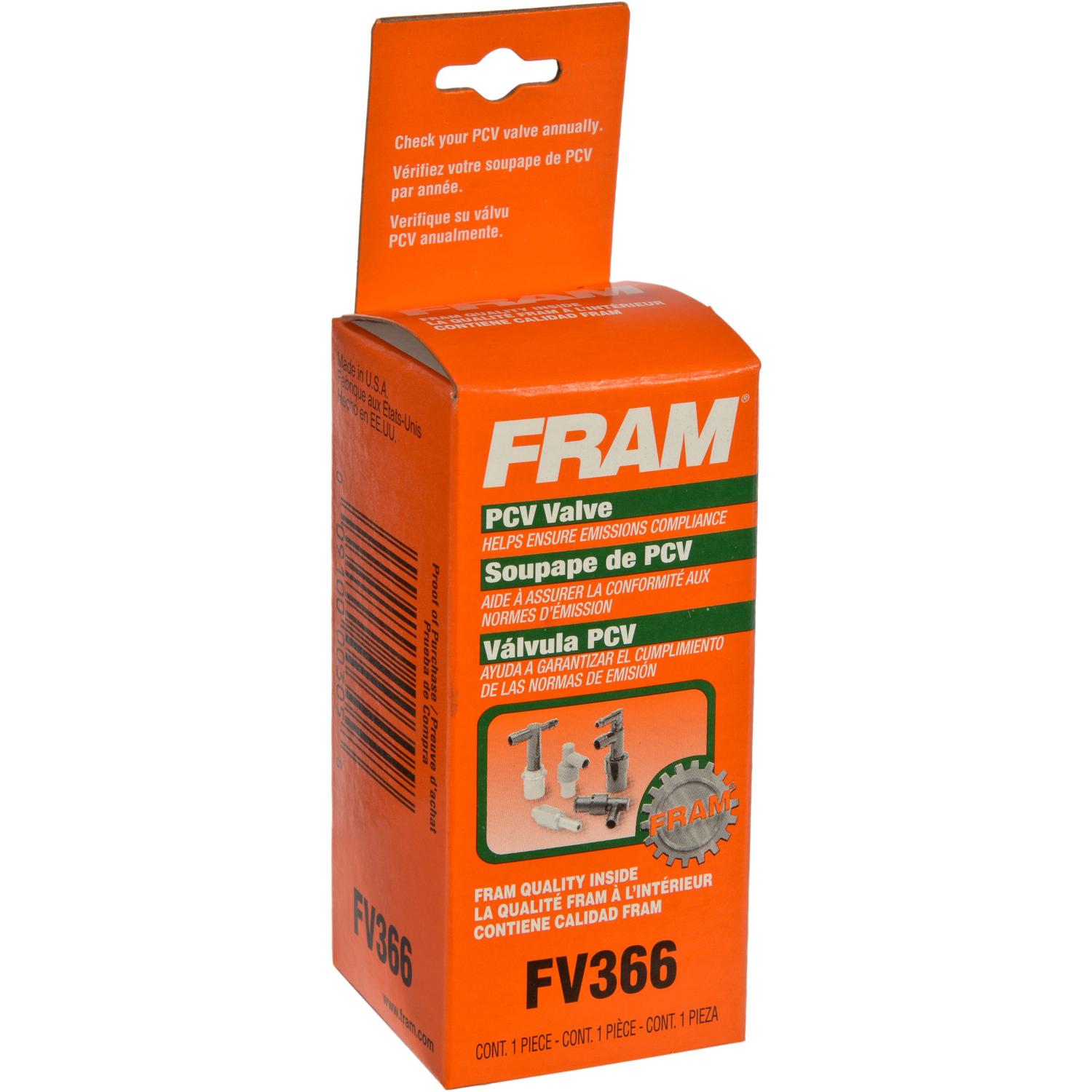 Fram FV366 PCV Valve product image 2 of 3