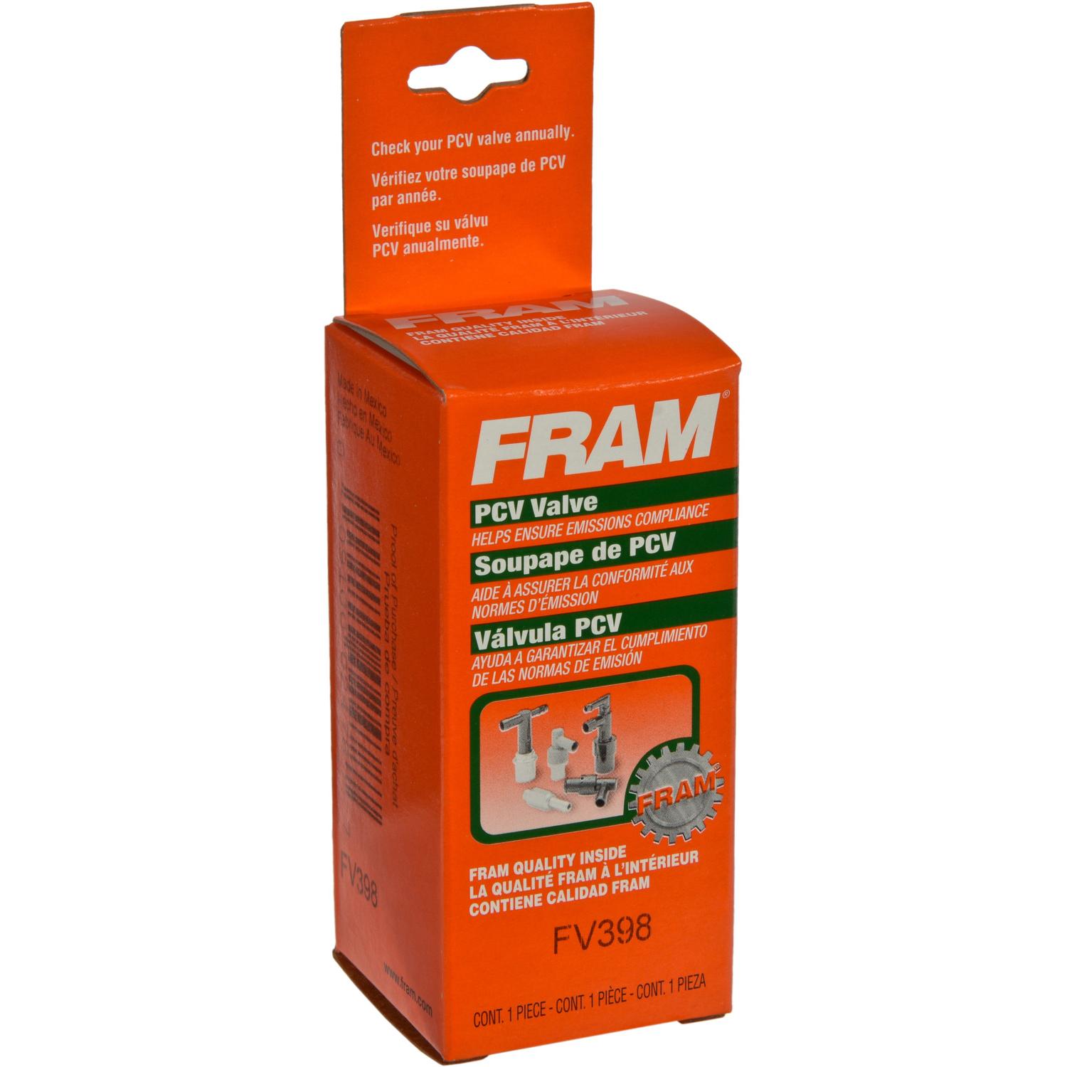 Fram FV398 - PCV Valve Fram FV398 PCV Valve product image 3 of 3