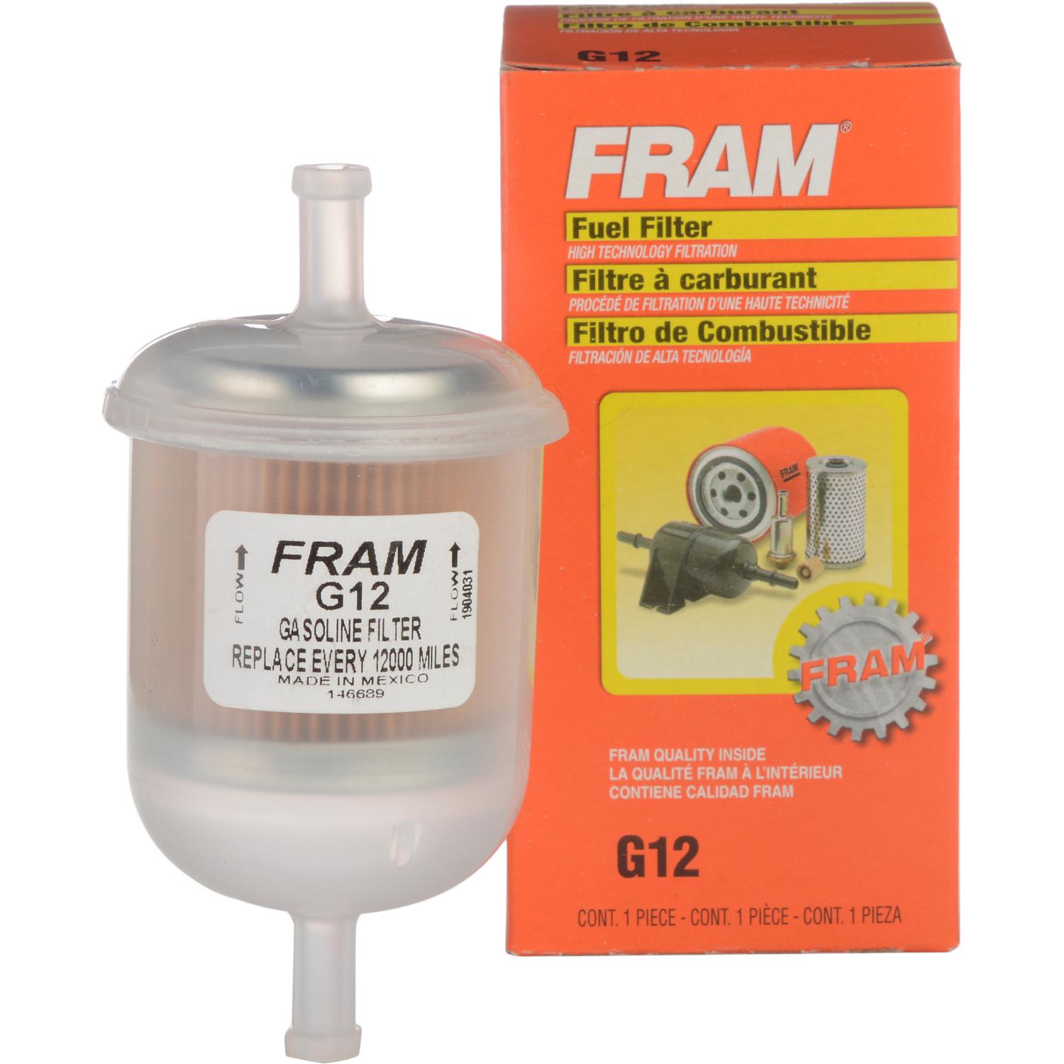 Fram G12 - Fuel Filter Fram G12 Fuel Filter product image 3 of 4