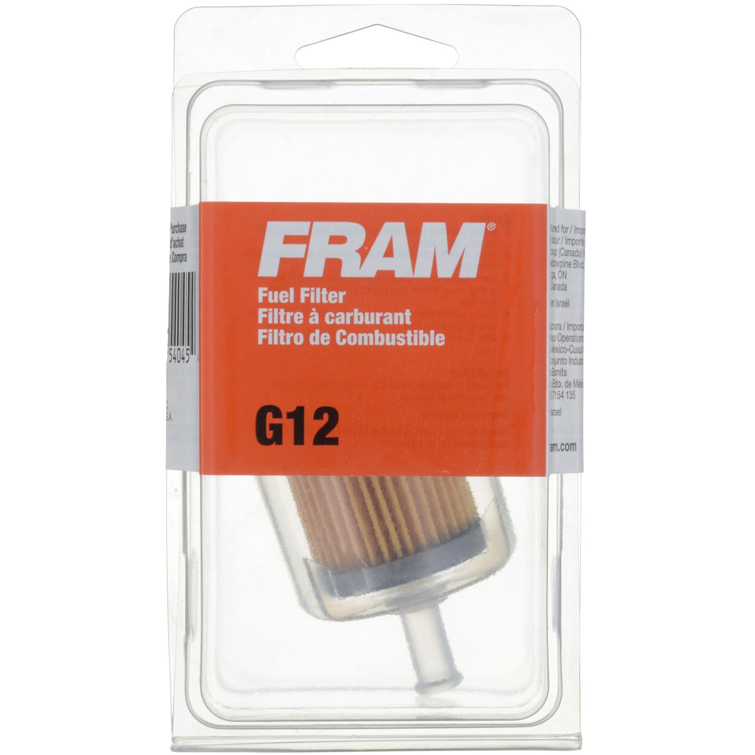 Fram G12DP Fuel Filter product image 1 of 1