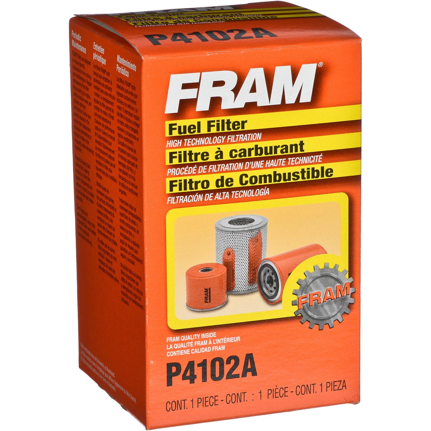 Fram P4102A Fuel Filter product image 4 of 4