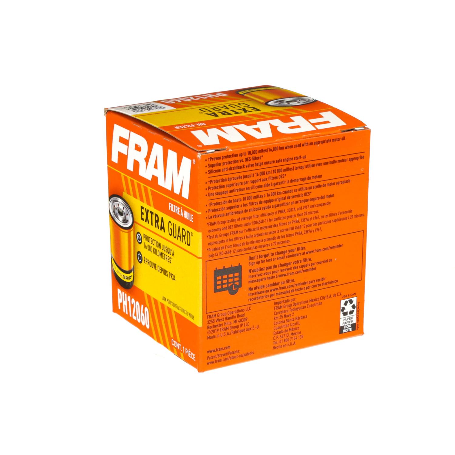 Fram PH12060 - Engine Oil Filter Fram PH12060 Engine Oil Filter product image 4 of 5