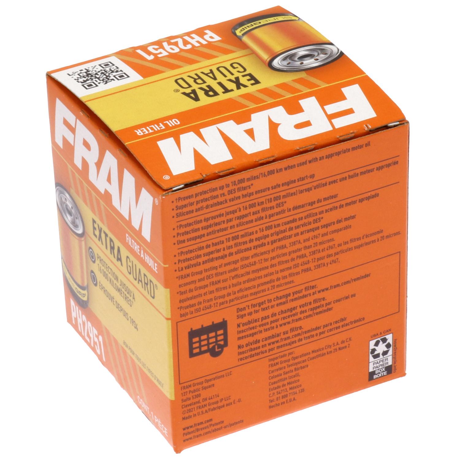Fram PH2951 Engine Oil Filter product image 4 of 5