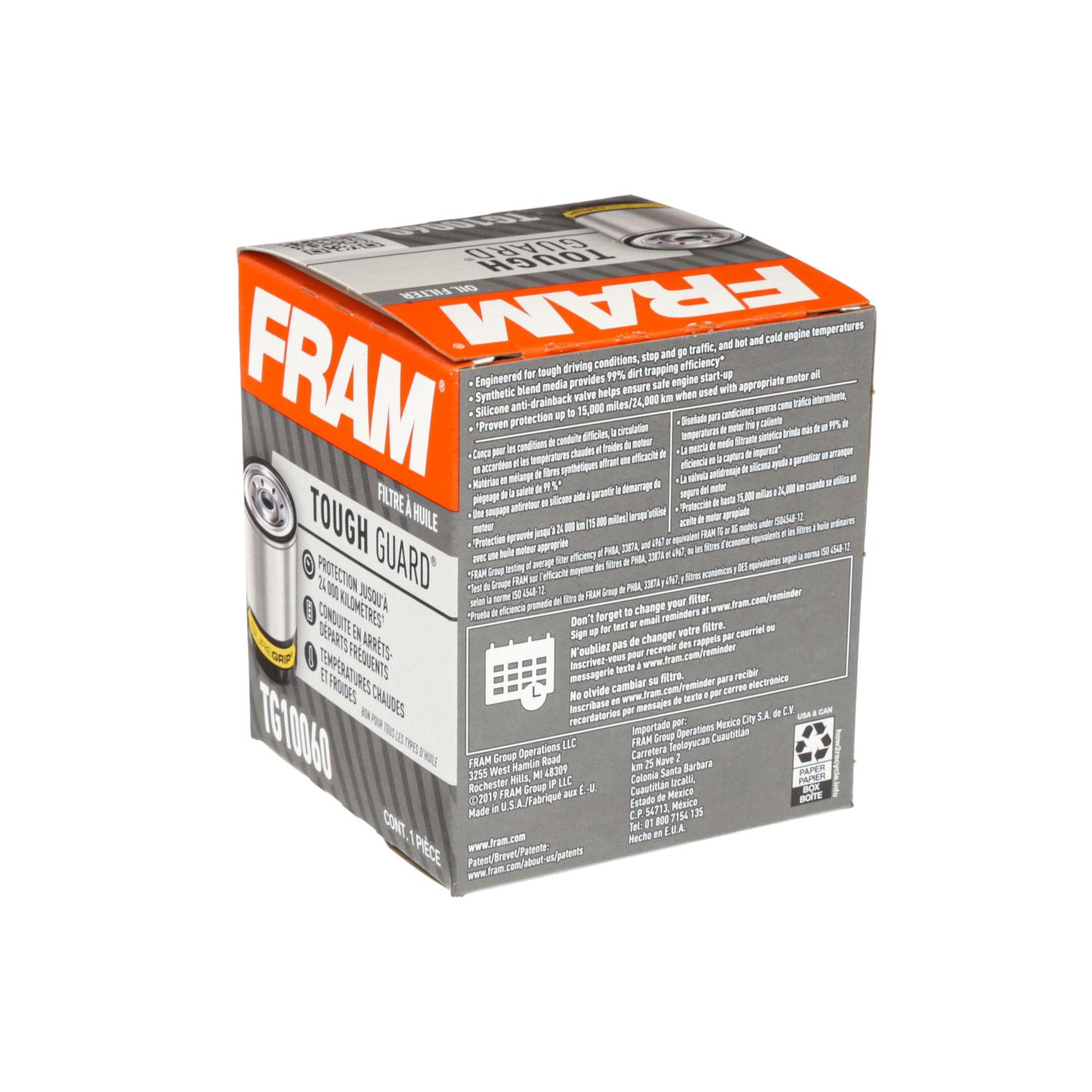 Fram TG10060 - Engine Oil Filter Fram TG10060 Engine Oil Filter product image 4 of 5
