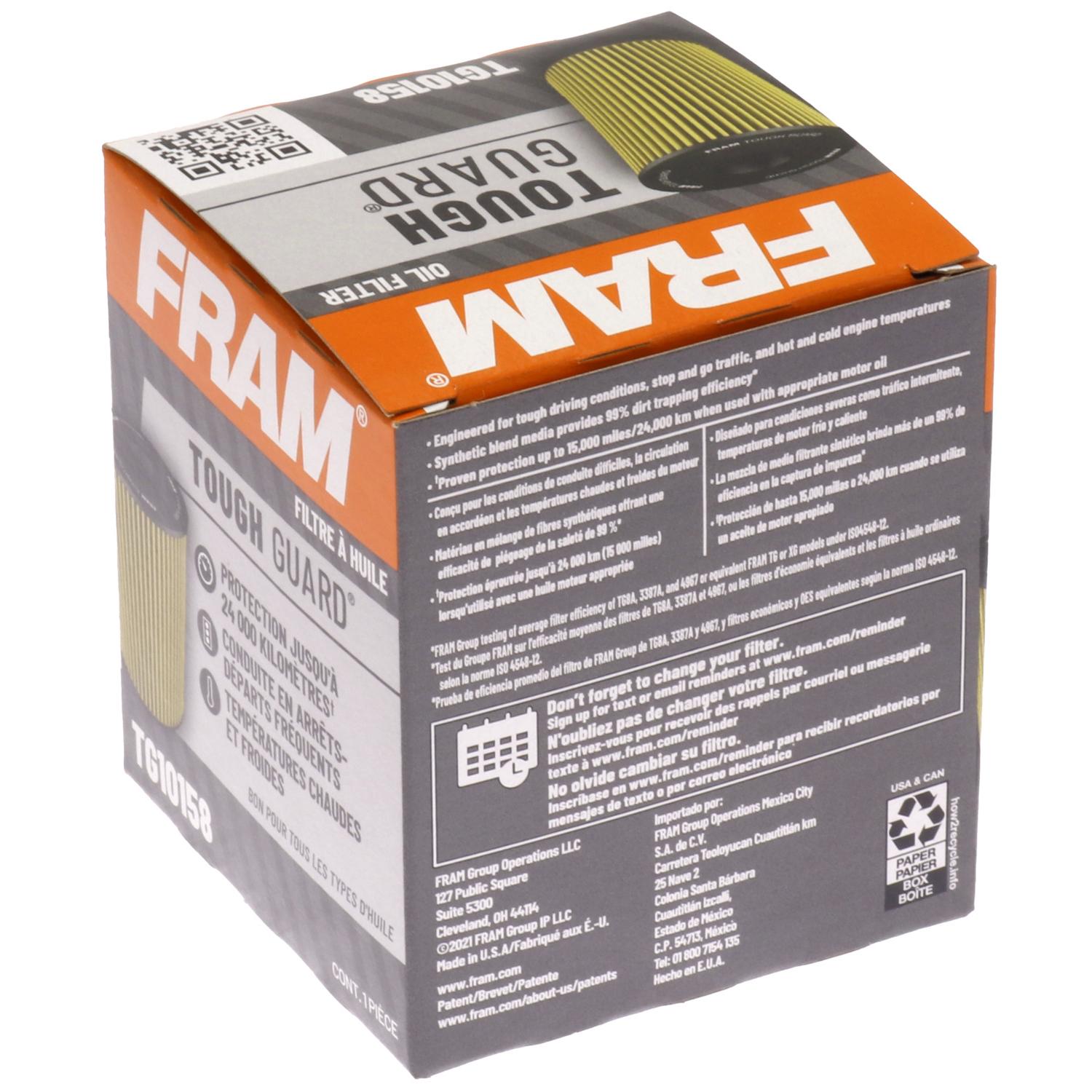 Fram TG10158 - Engine Oil Filter Fram TG10158 Engine Oil Filter product image 10 of 10