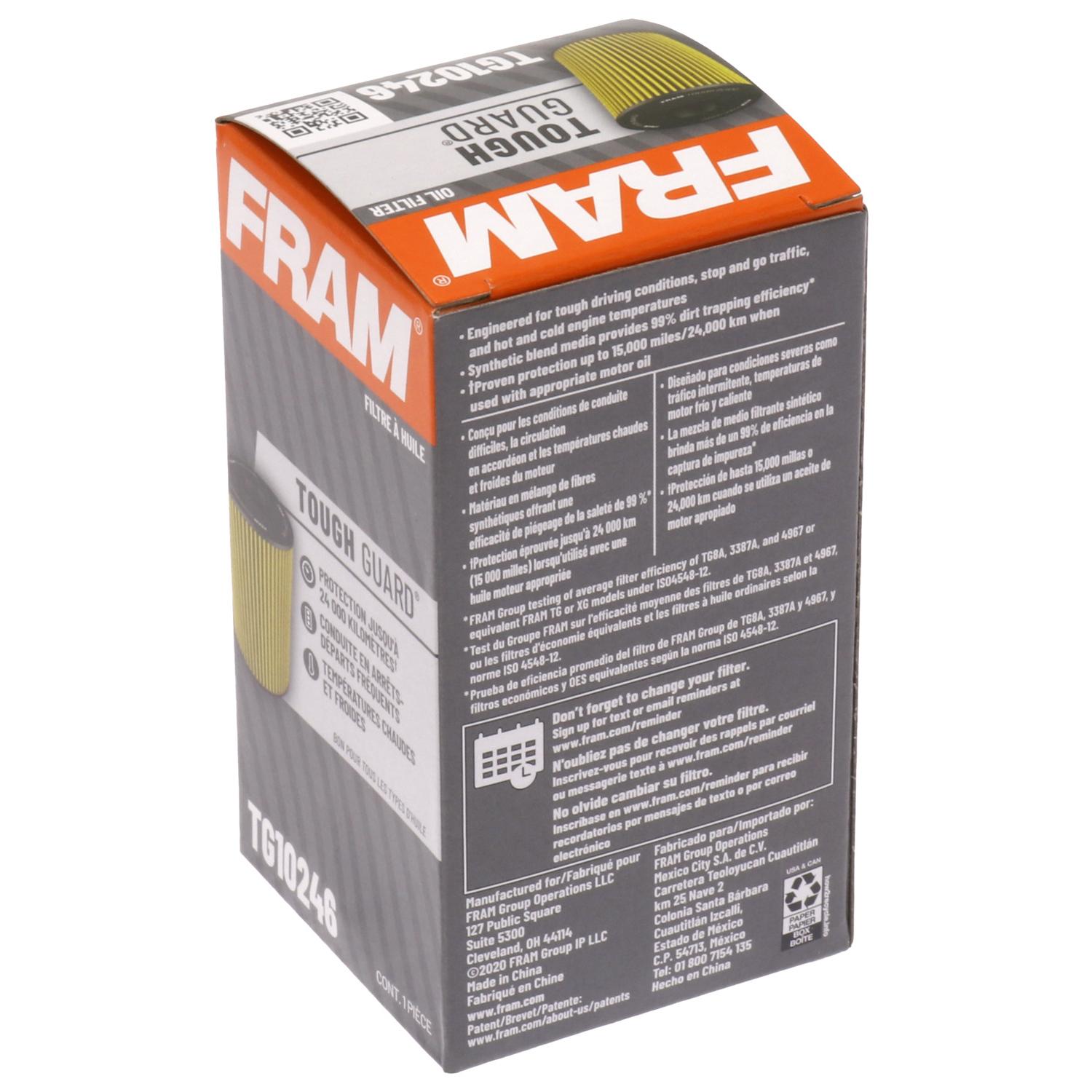 Fram TG10246 Engine Oil Filter product image 1 of 6