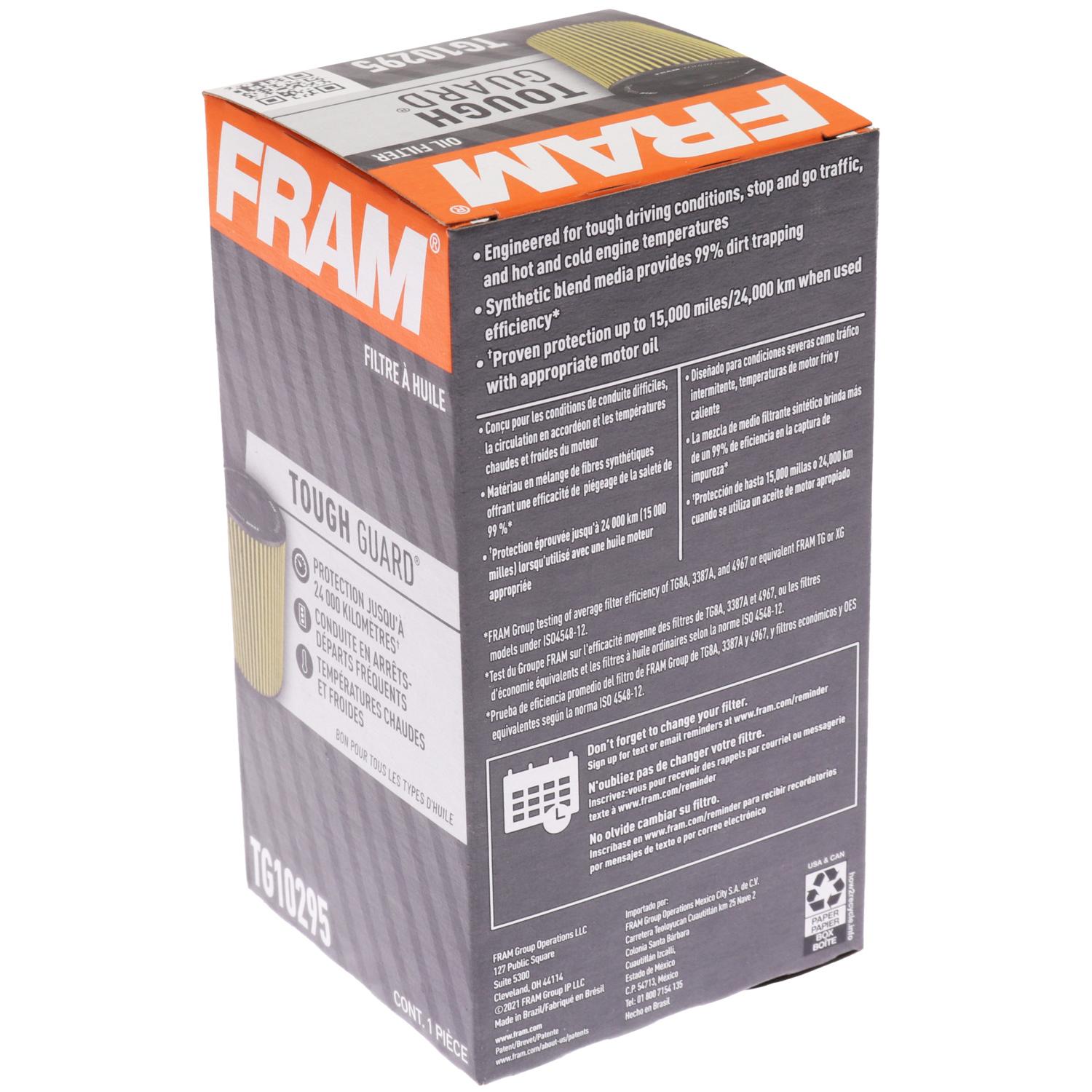 Fram TG10295 - Engine Oil Filter Fram TG10295 Engine Oil Filter product image 2 of 10