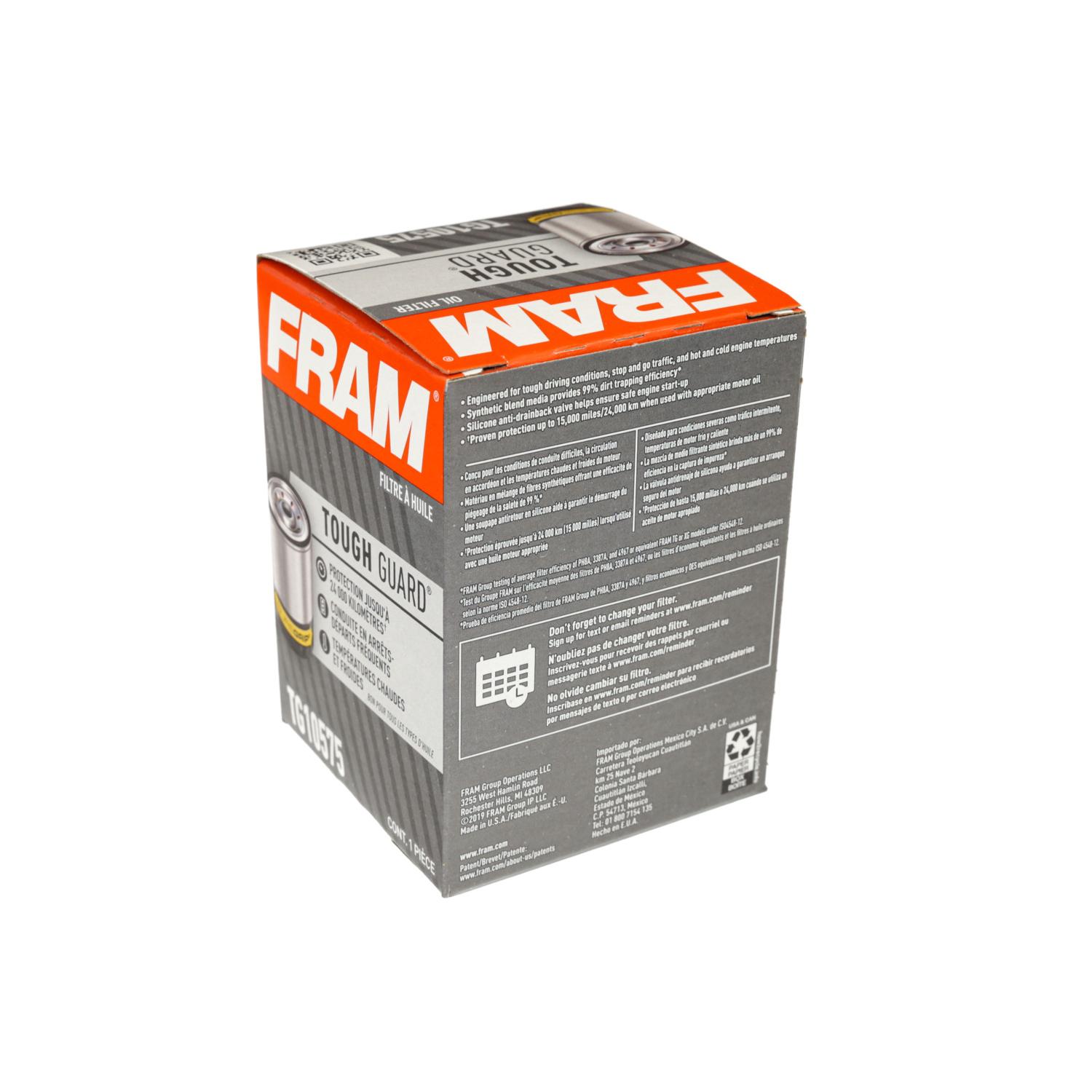 Fram TG10575 - Engine Oil Filter Fram TG10575 Engine Oil Filter product image 4 of 5