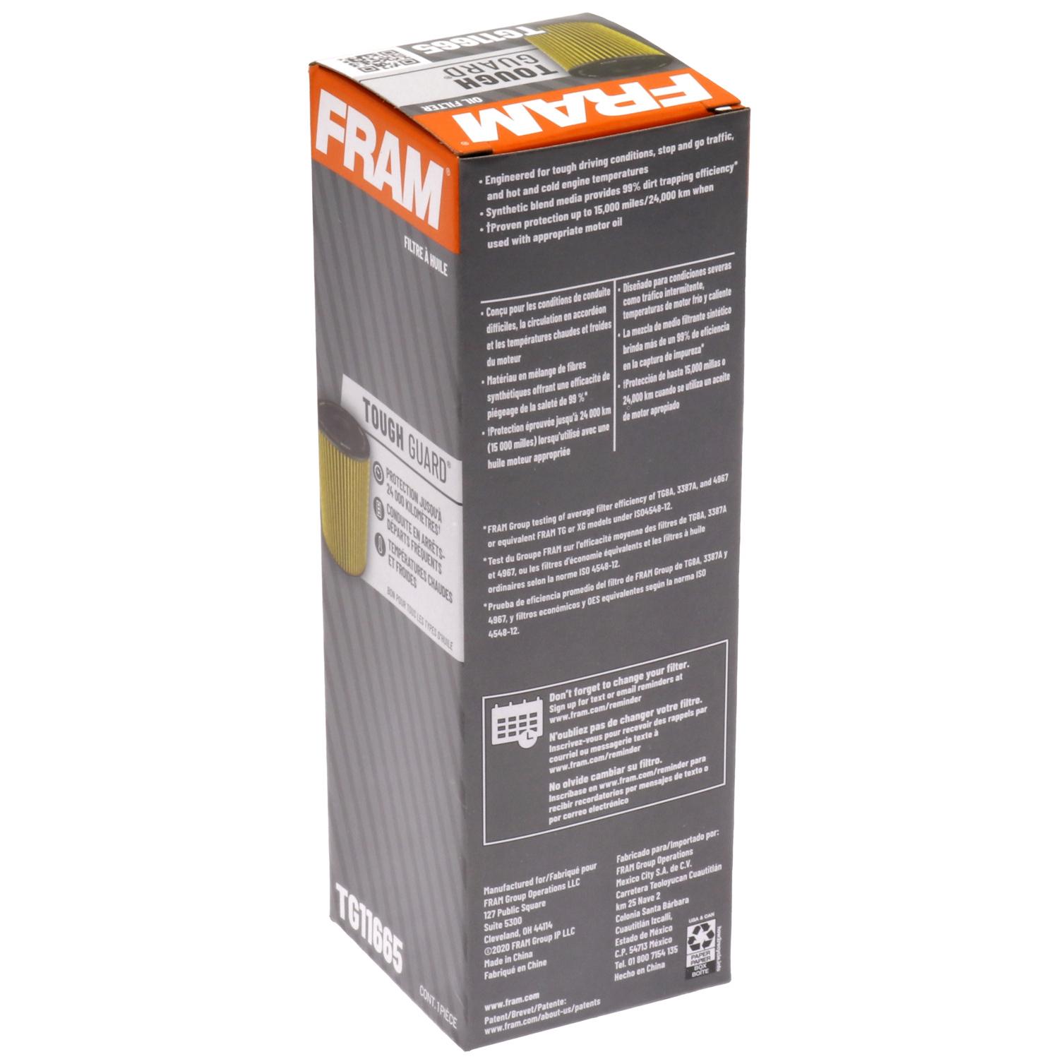 Fram TG11665 - Engine Oil Filter Fram TG11665 Engine Oil Filter product image 5 of 6