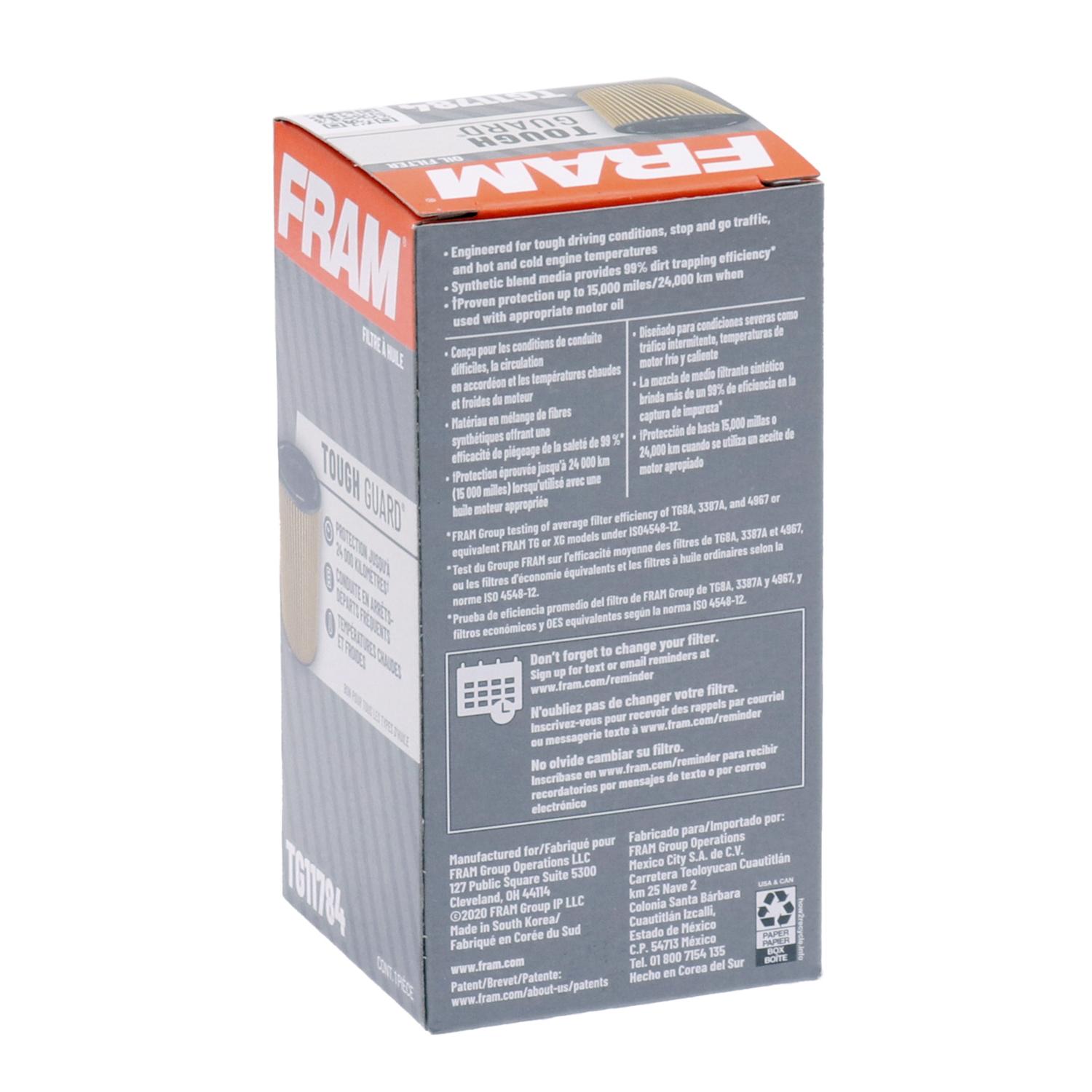 Fram TG11784 Engine Oil Filter product image 1 of 6