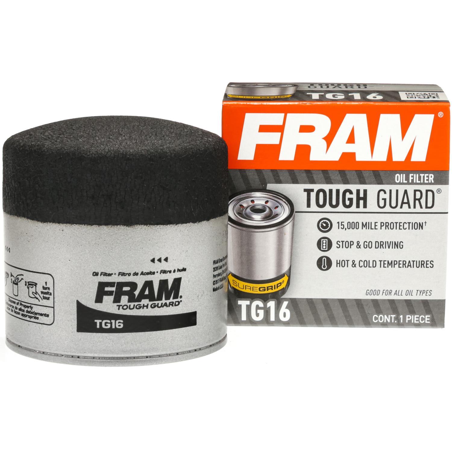 Fram TG16 - Engine Oil Filter Fram TG16 Engine Oil Filter product image 3 of 5
