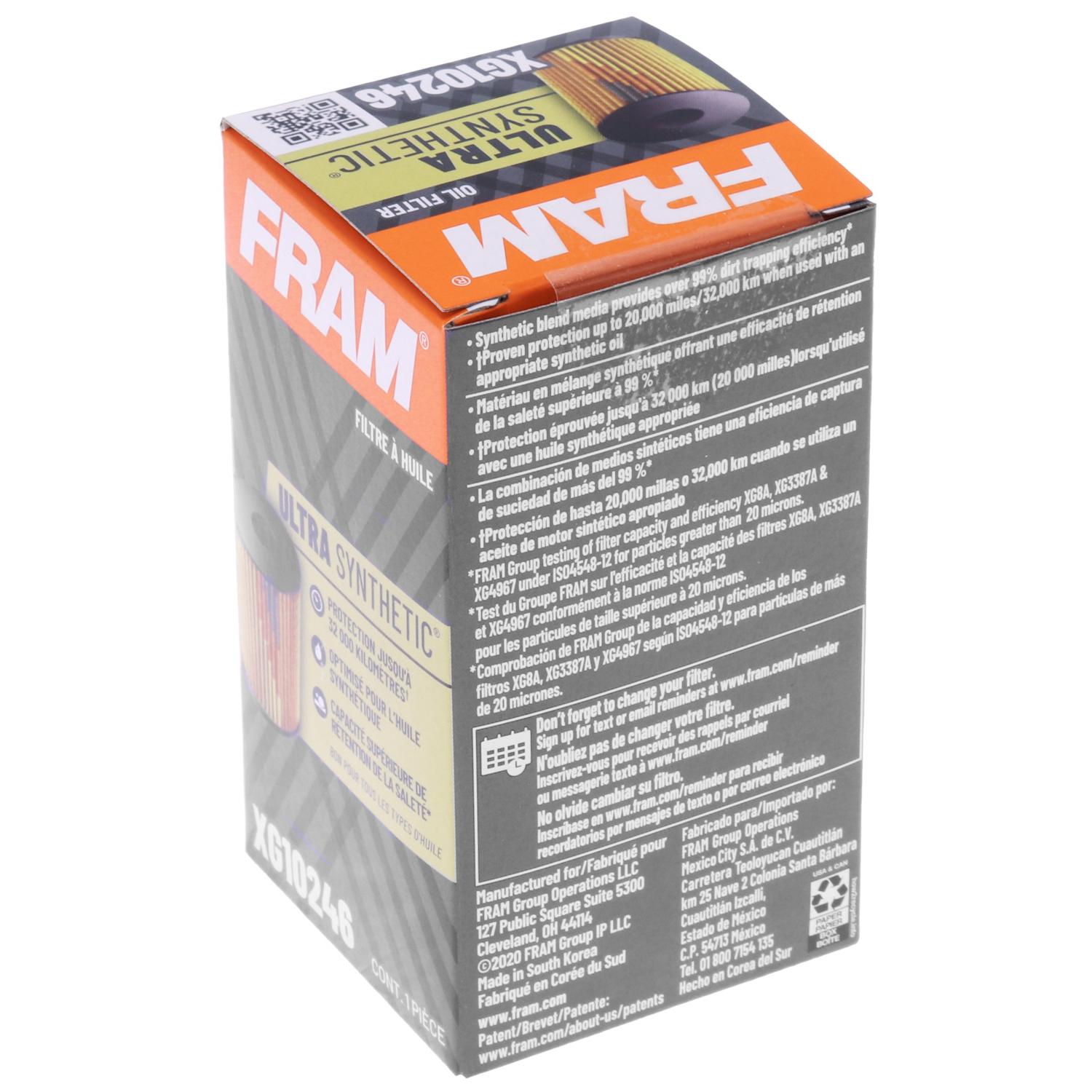 Fram XG10246 Engine Oil Filter product image 5 of 6