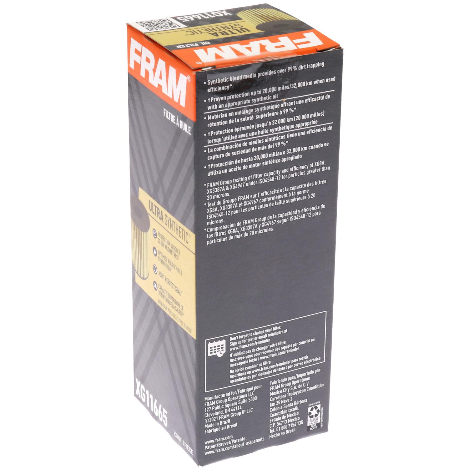 Fram XG11665 Engine Oil Filter product image 5 of 6
