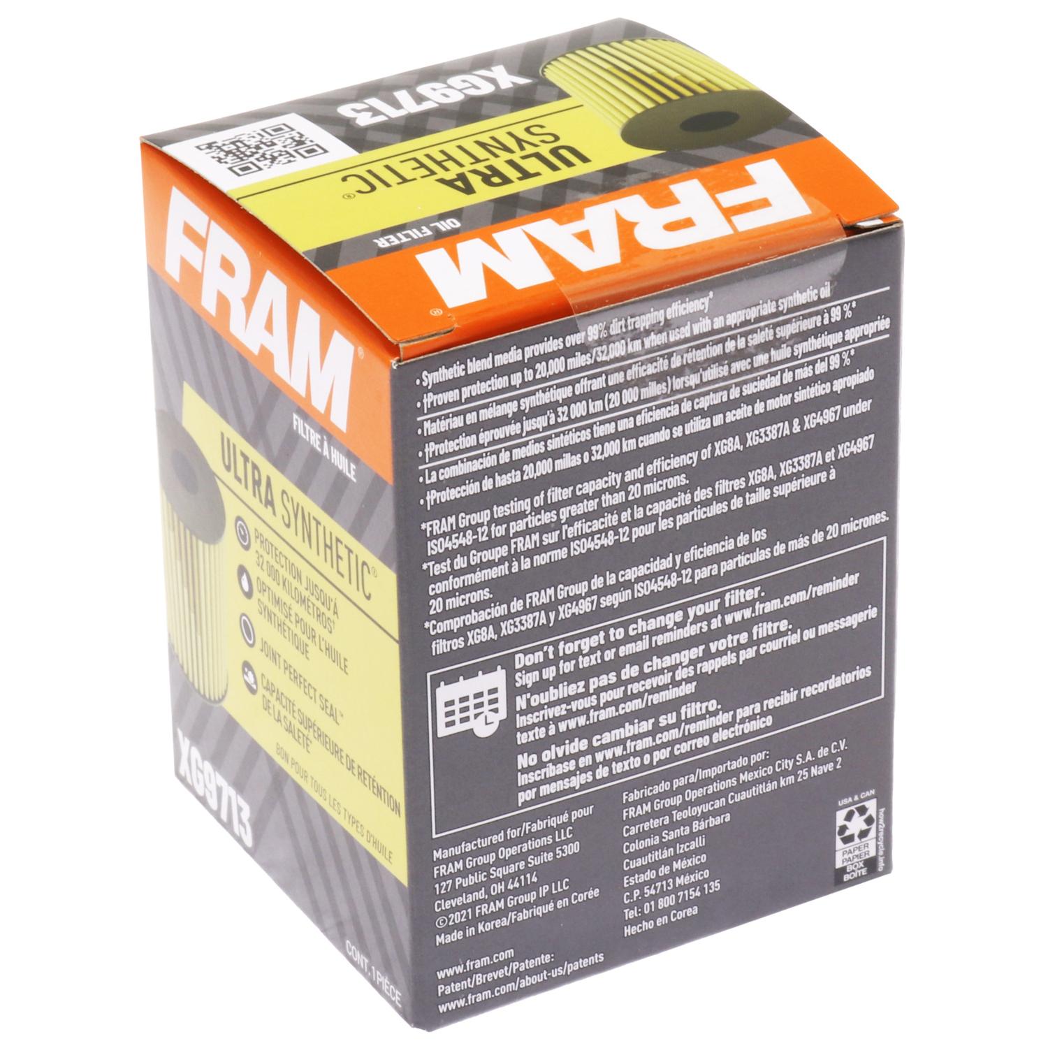 Fram XG9713 Engine Oil Filter product image 1 of 6