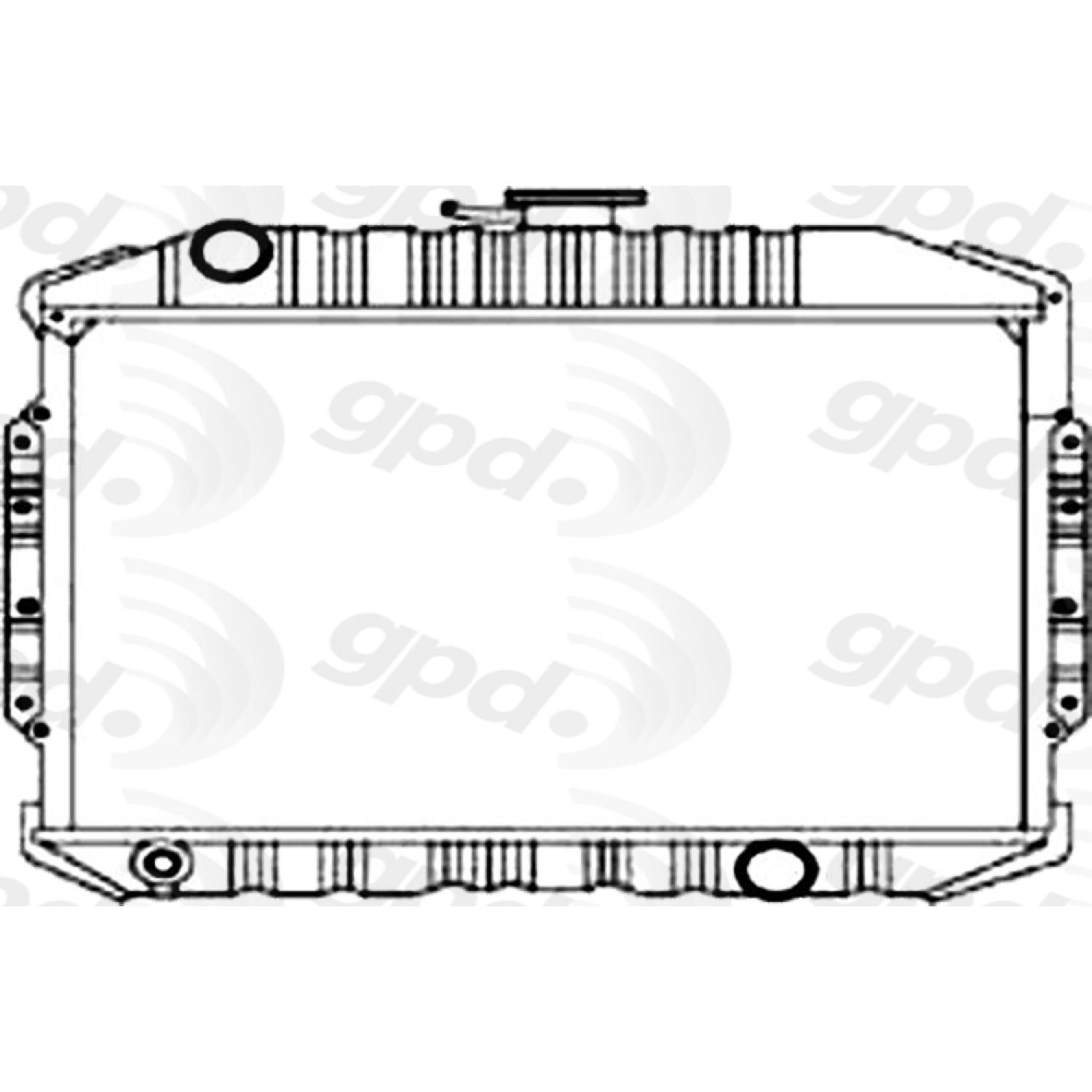 Global Parts Distributors 1133 Radiator product image 1 of 1