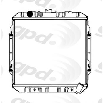 Global Parts Distributors 1147 Radiator product image 1 of 1